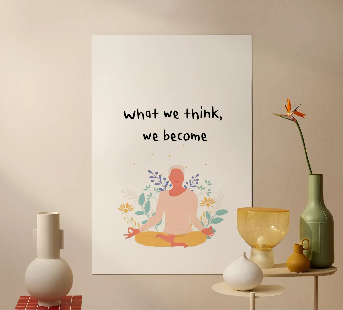 Think poster van isabels_wunderwelt_digital_art