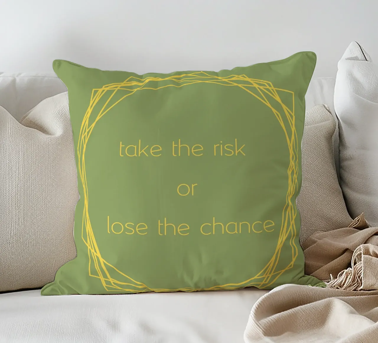 Take-Risk cuscino da AESTHETIC VIBES by Isabel
