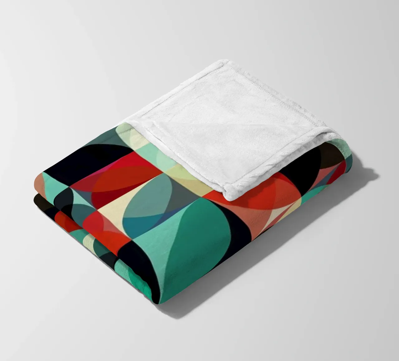 Retro Flowers coperta in pile da JaySan Studio