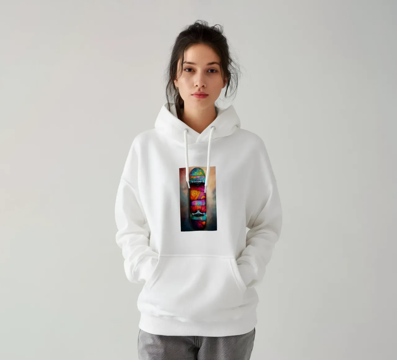 Arte minimalista 110 felpa con cappuccio da Erika C White
