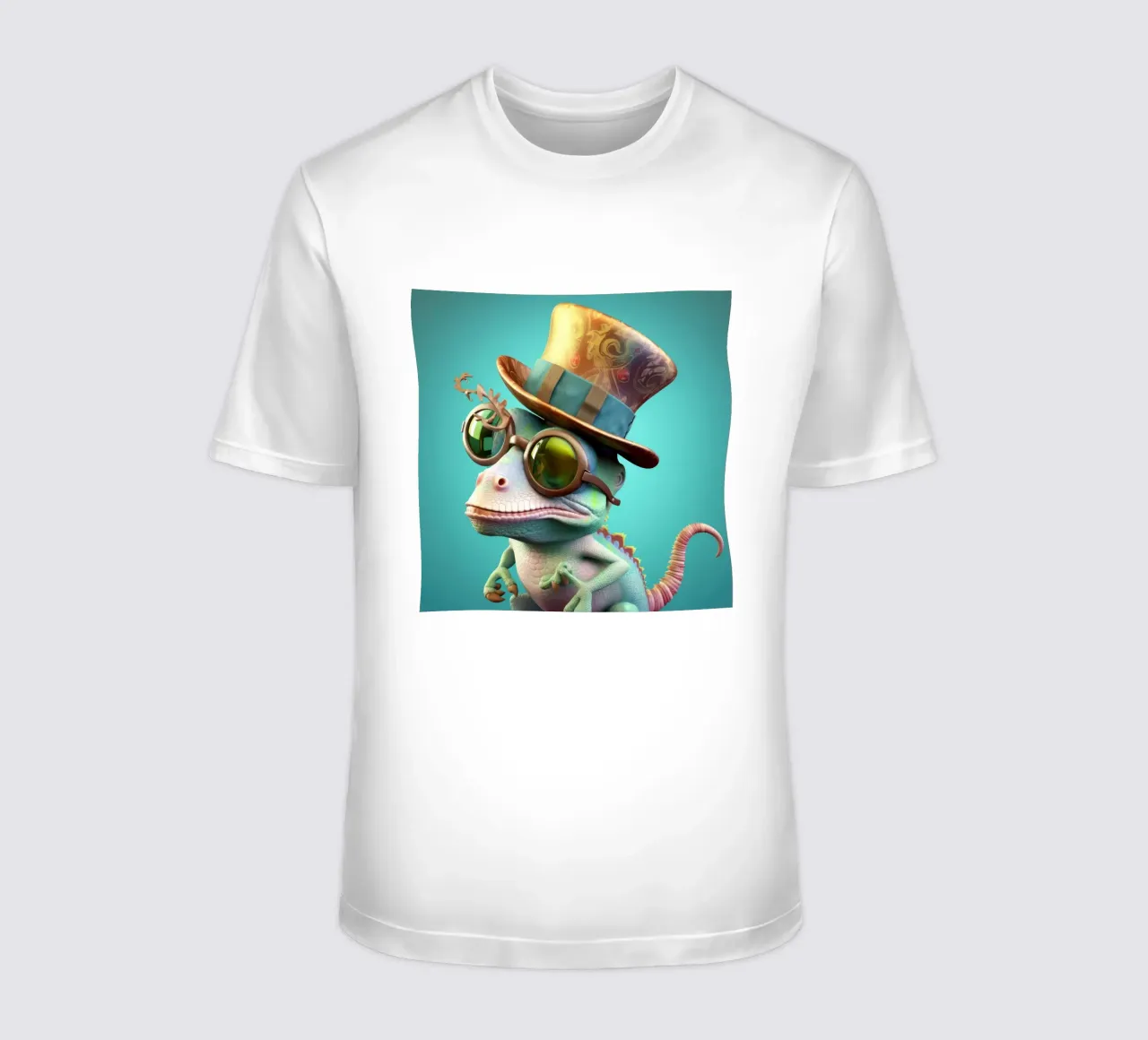 Camaleonte magico retrò t-shirt da Funny Animals