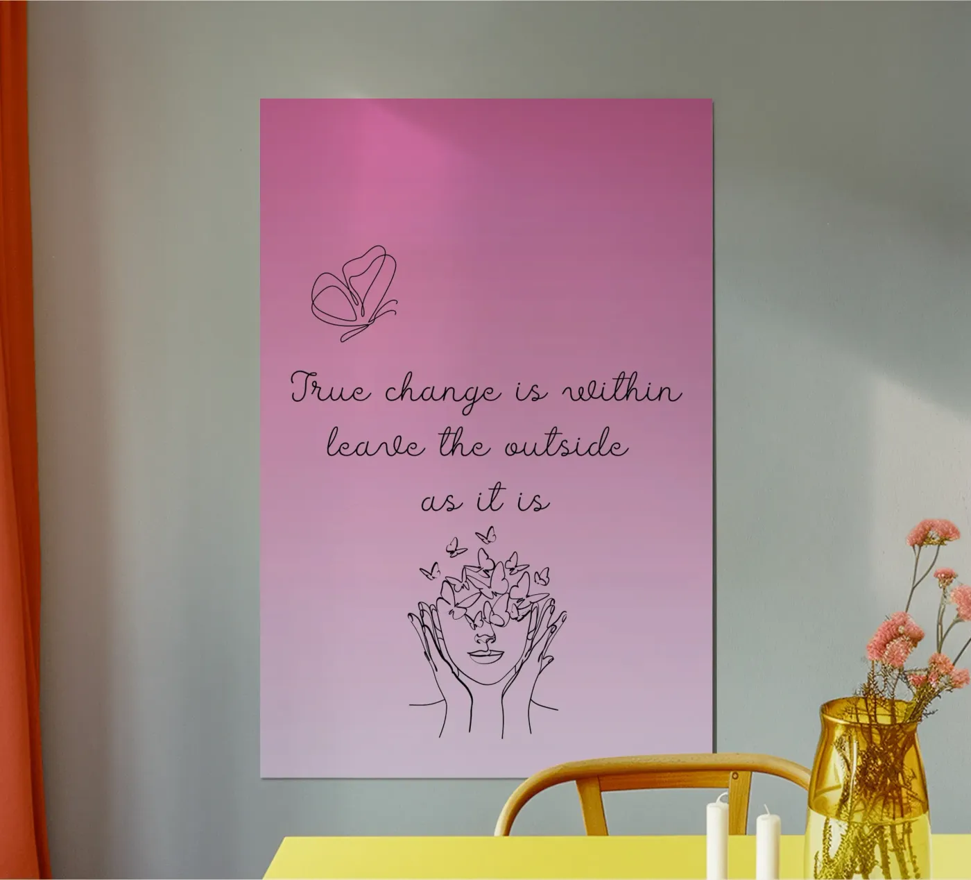 True-Change poster by isabels_wunderwelt_digital_art