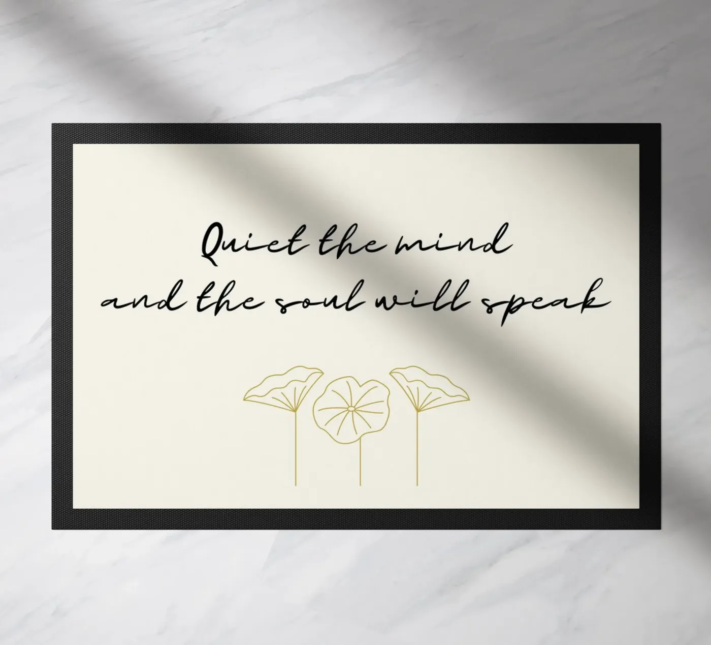 Quiet Fußmatte von isabels_wunderwelt_digital_art