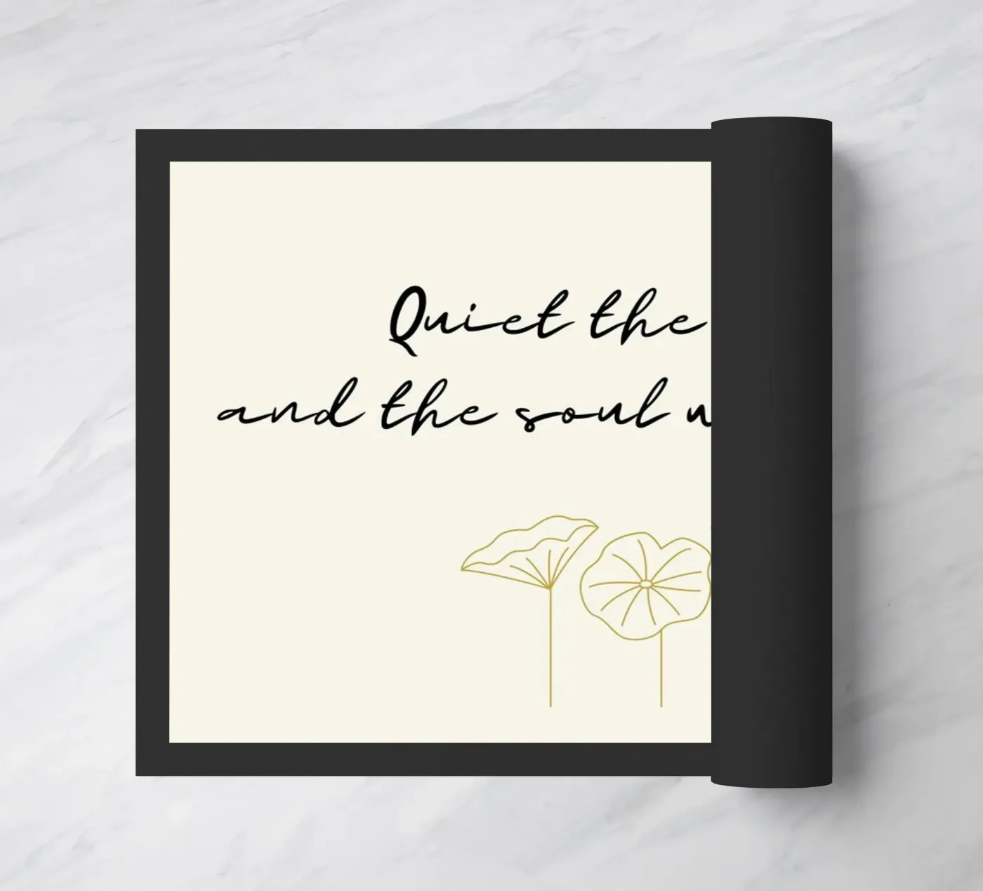 Quiet Fußmatte von isabels_wunderwelt_digital_art