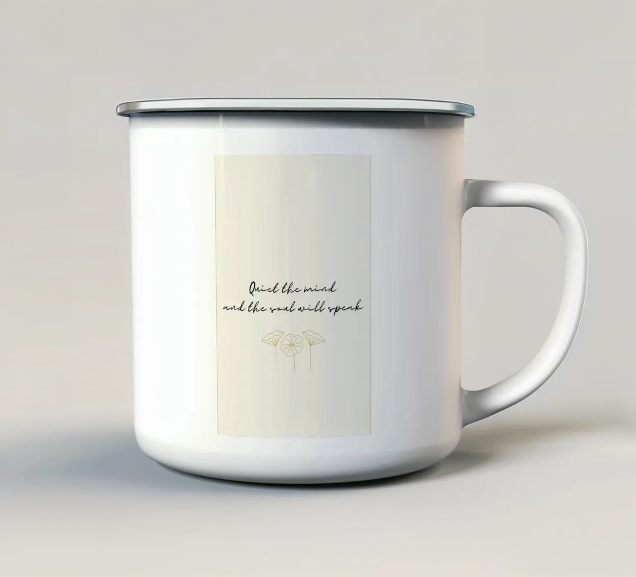 Quiet tazza in smalto da AESTHETIC VIBES by Isabel