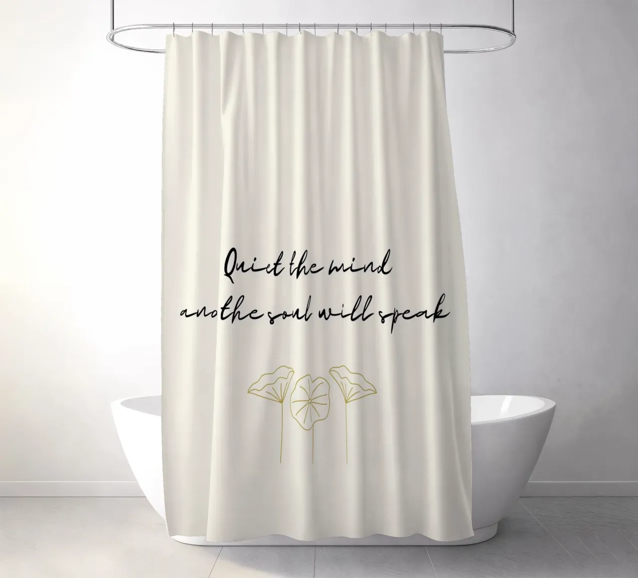 Quiet shower curtain by AESTHETIC VIBES by Isabel