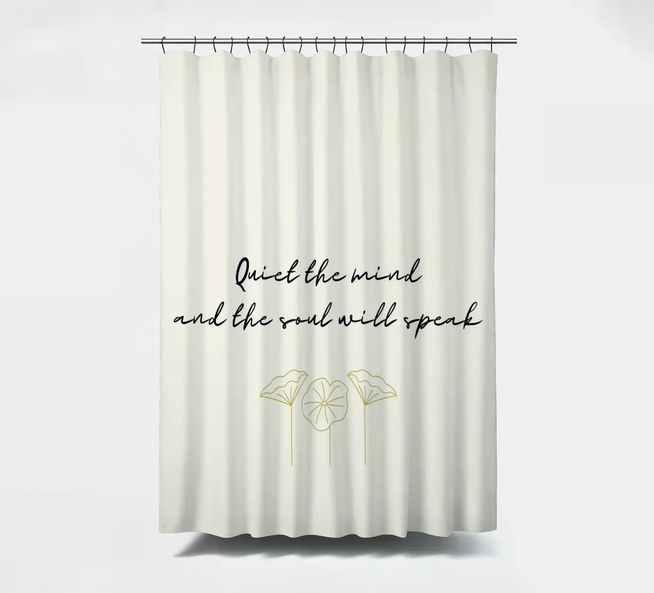 Quiet shower curtain by AESTHETIC VIBES by Isabel
