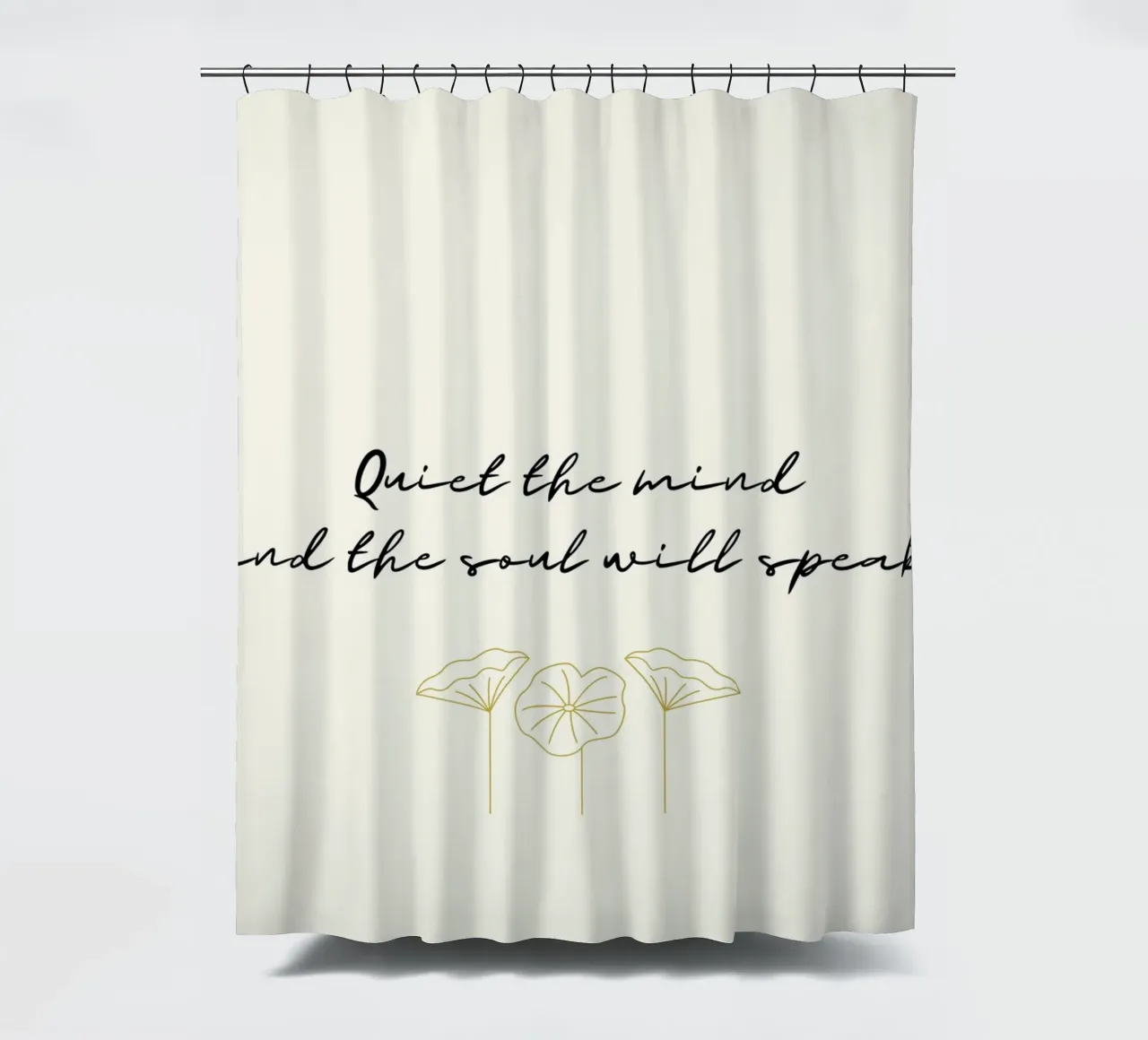 Quiet shower curtain by AESTHETIC VIBES by Isabel
