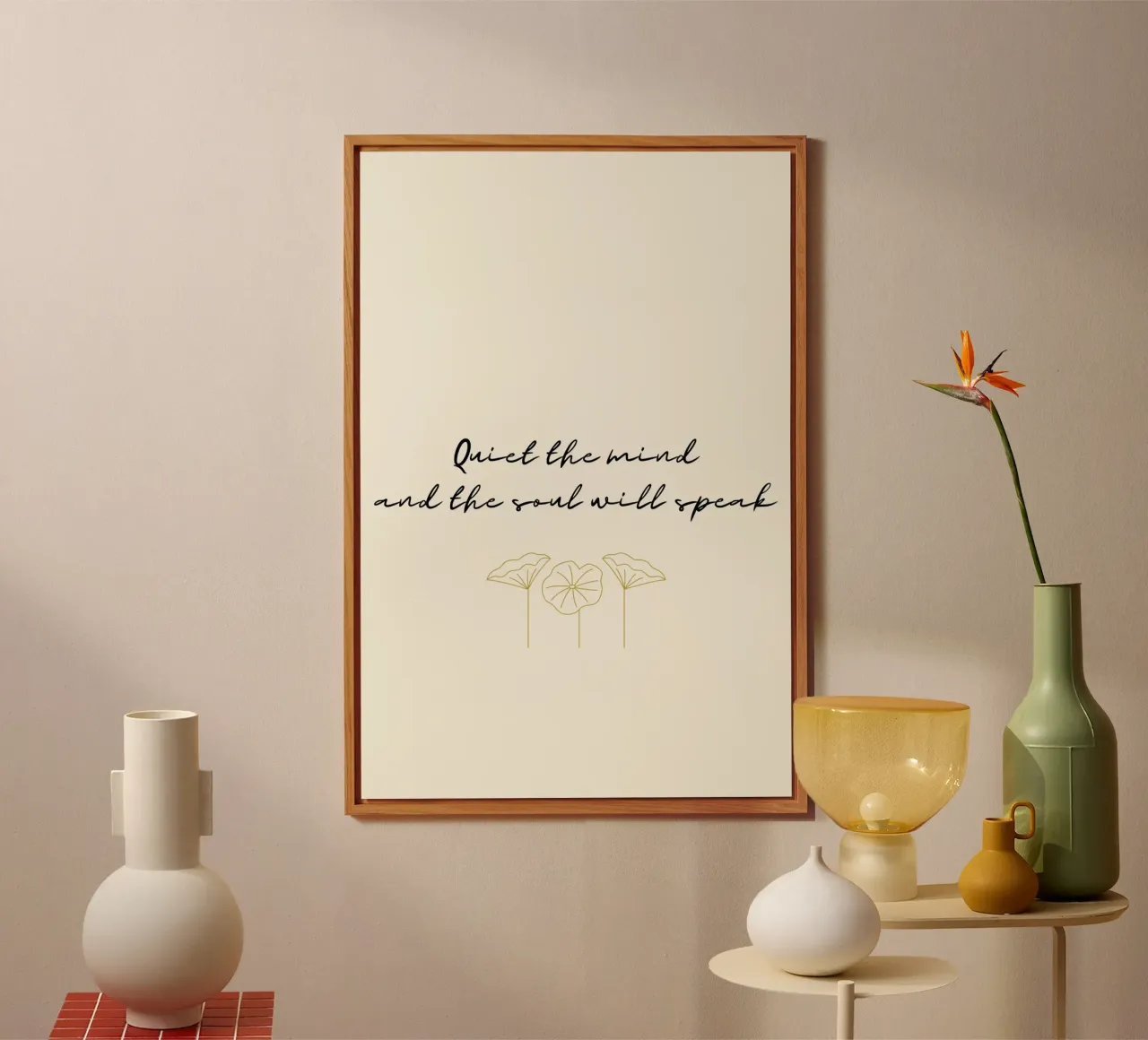 Quiet alluminio dibond da AESTHETIC VIBES by Isabel