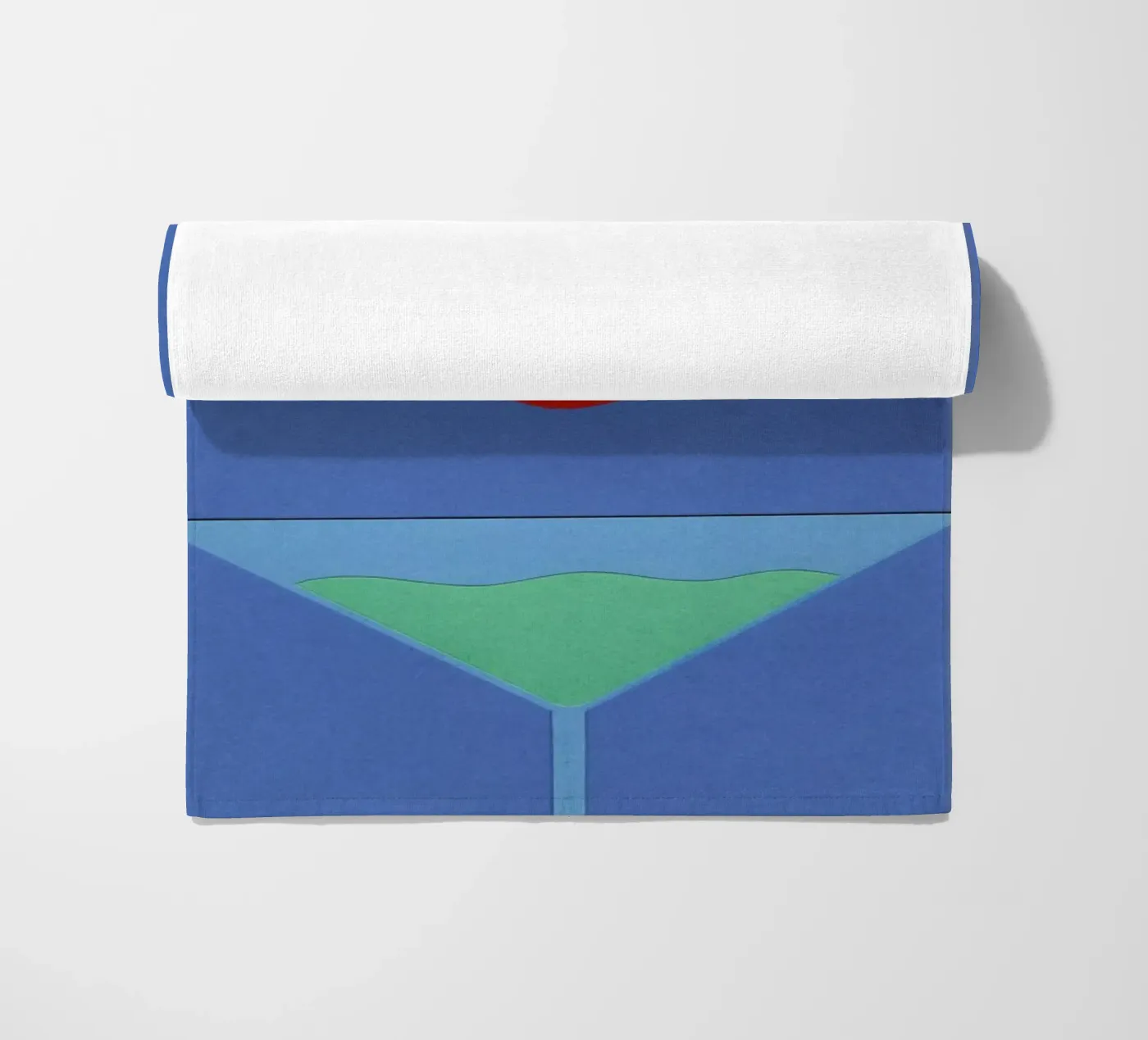Cherry Nails beach towel by Rosi Feist