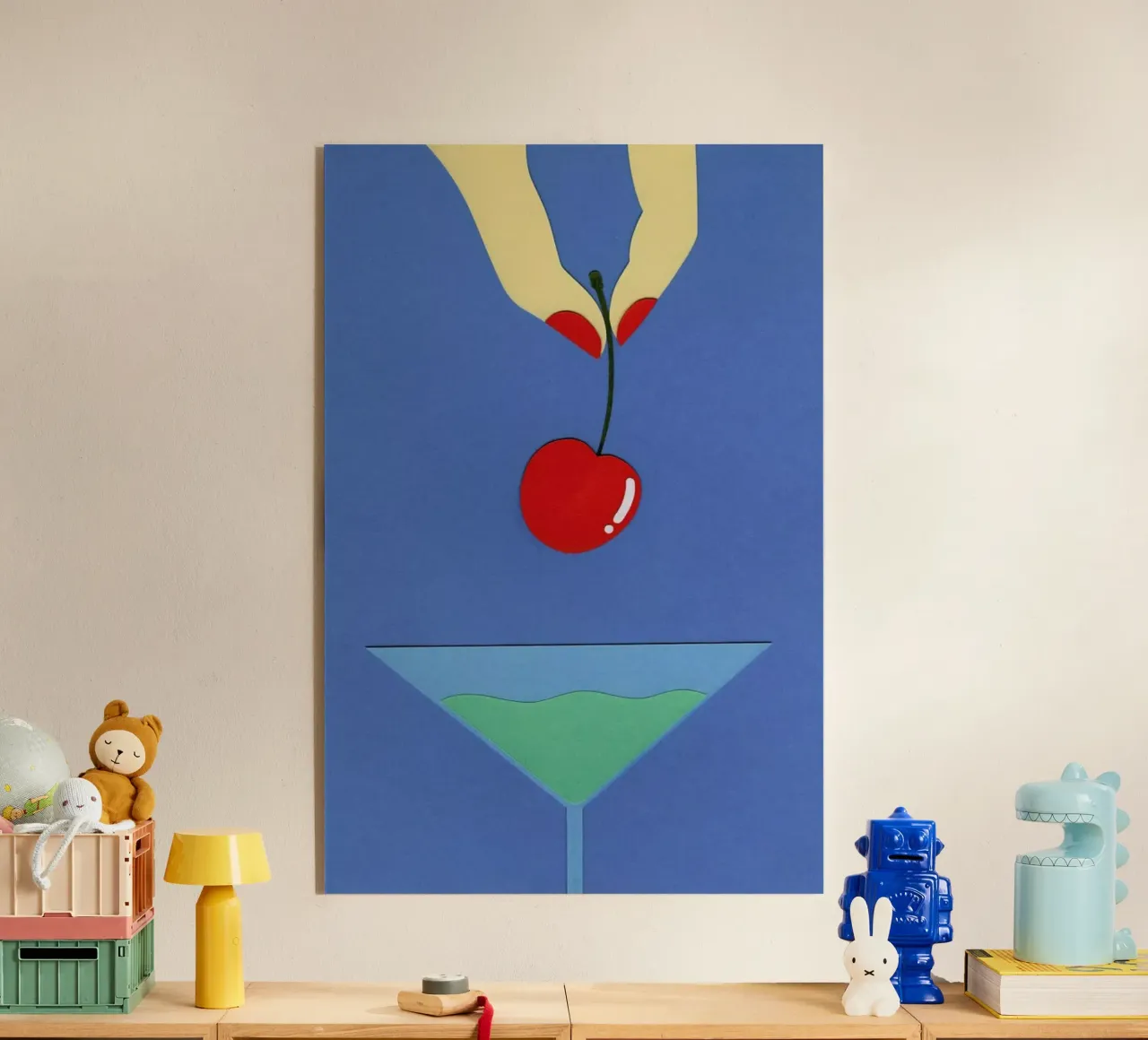 Cherry Nails Acryl-Glas von Rosi Feist