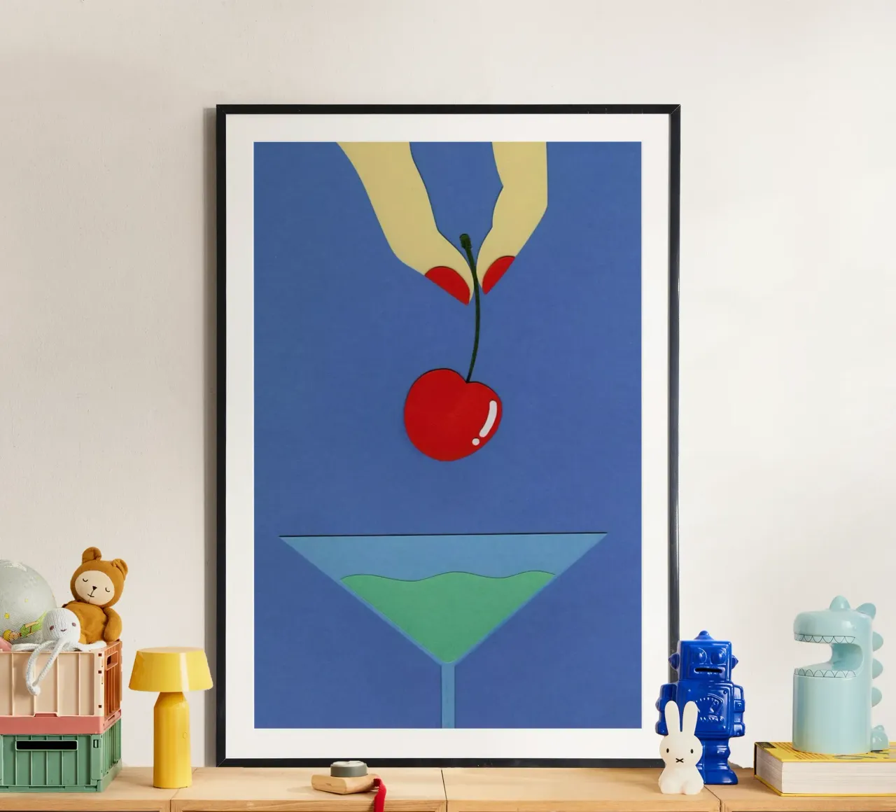 Cherry Nails poster van Rosi Feist