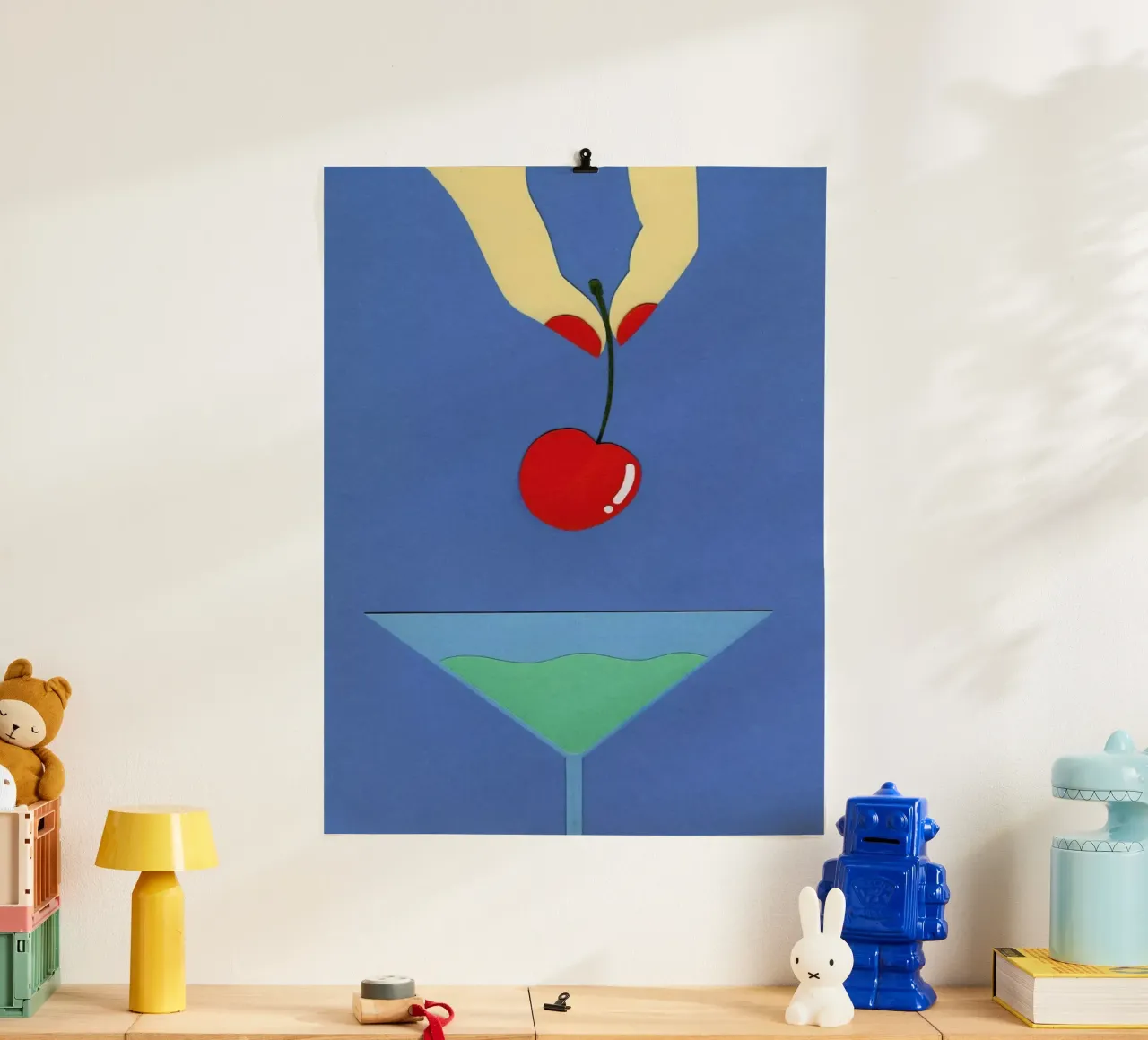 Cherry Nails poster van Rosi Feist