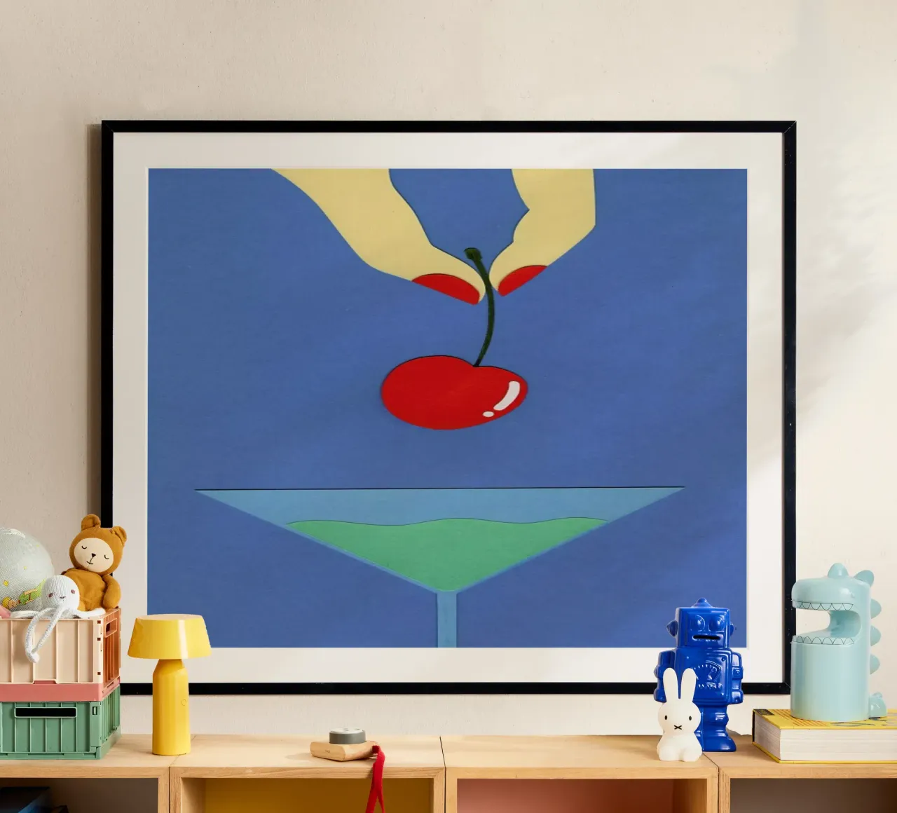 Cherry Nails poster van Rosi Feist