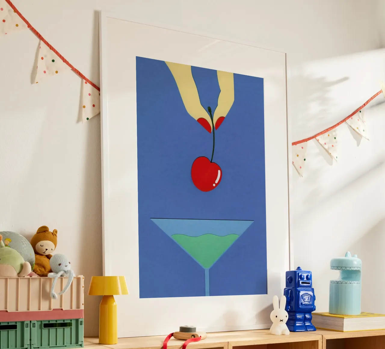 Cherry Nails poster van Rosi Feist