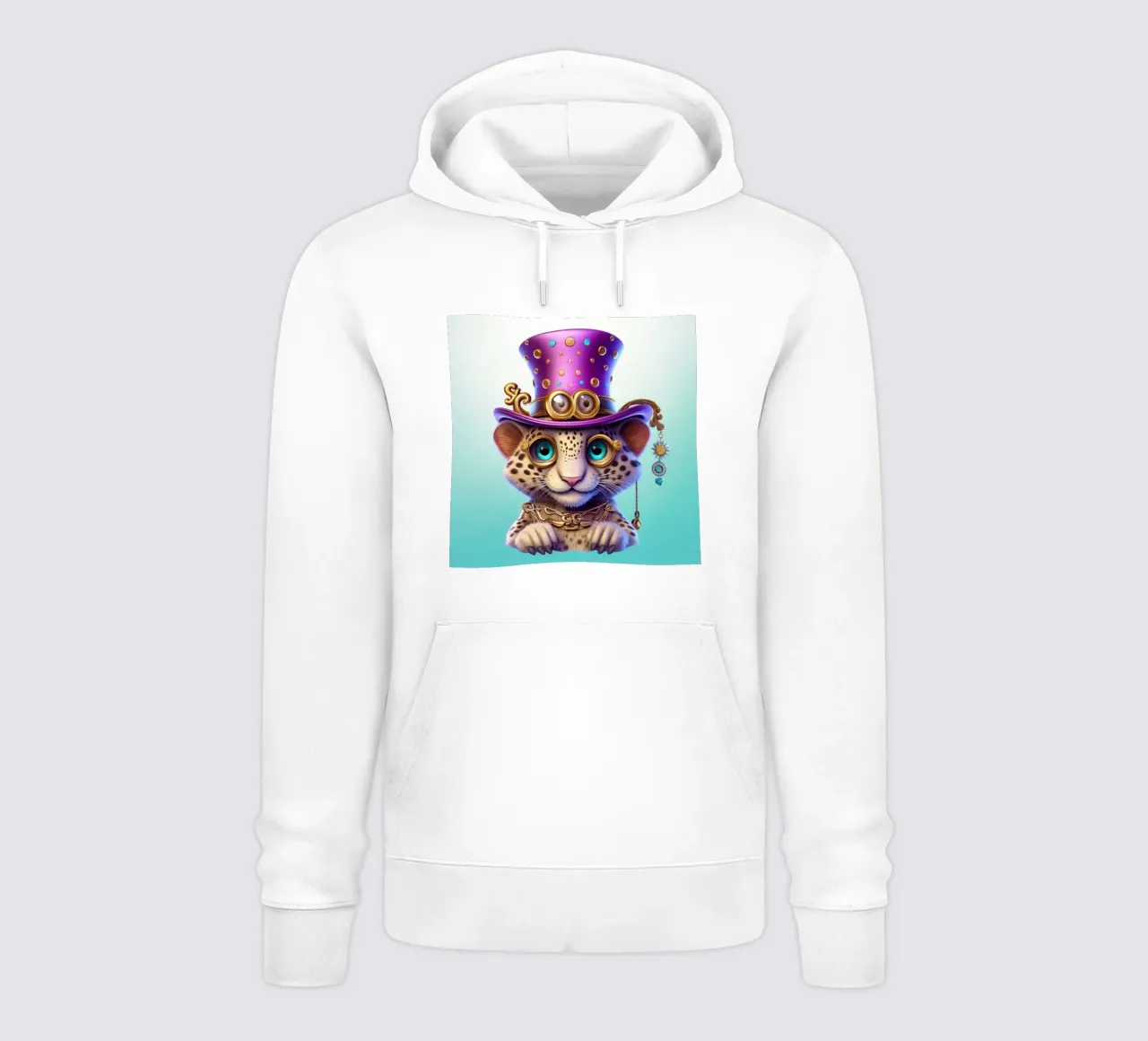 Retro Magical Cheetah hoodie by Funny Animals
