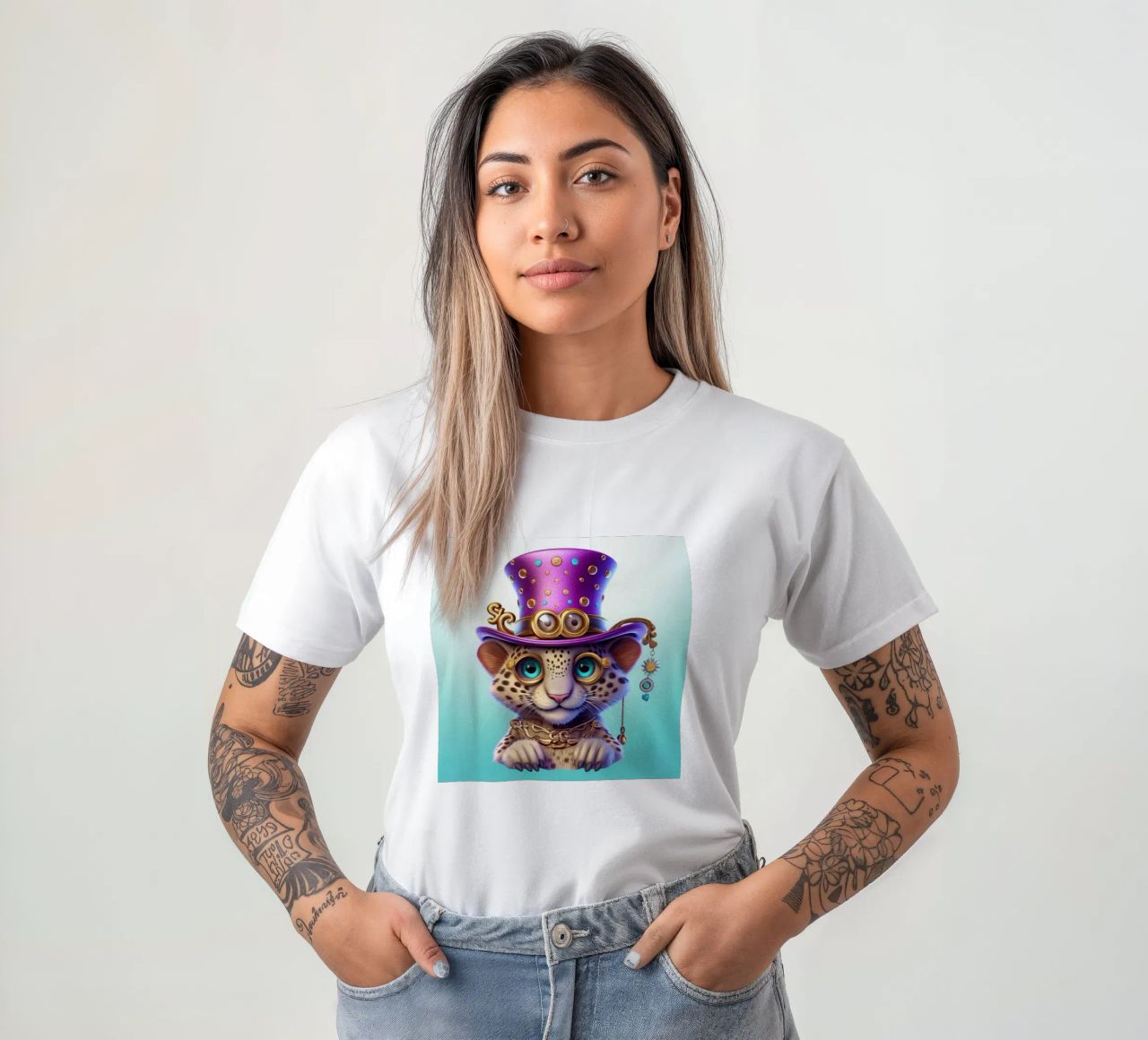 Ghepardo Magico Retrò t-shirt da Funny Animals