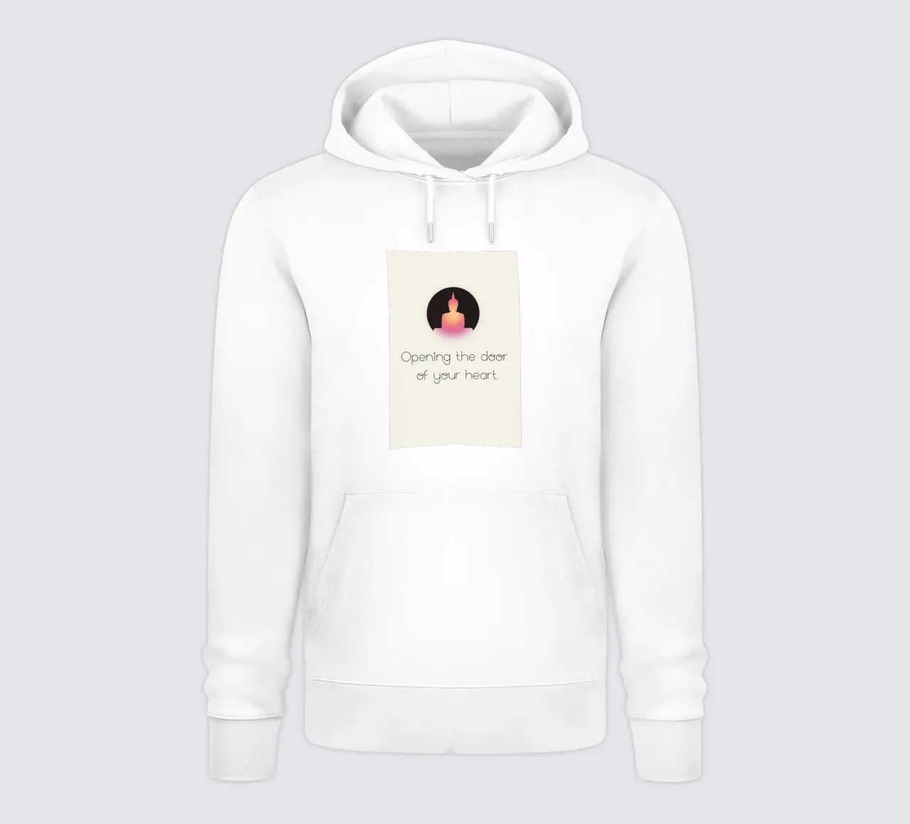 Open-your-heart felpa con cappuccio da AESTHETIC VIBES by Isabel