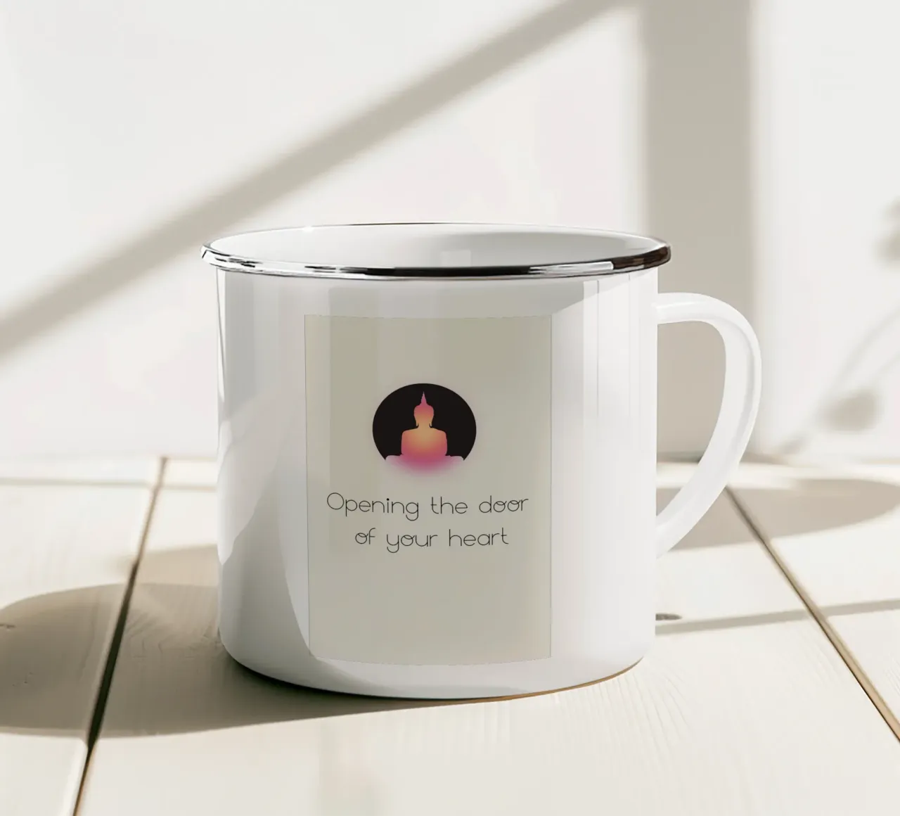 Open-your-heart tazza in smalto da AESTHETIC VIBES by Isabel