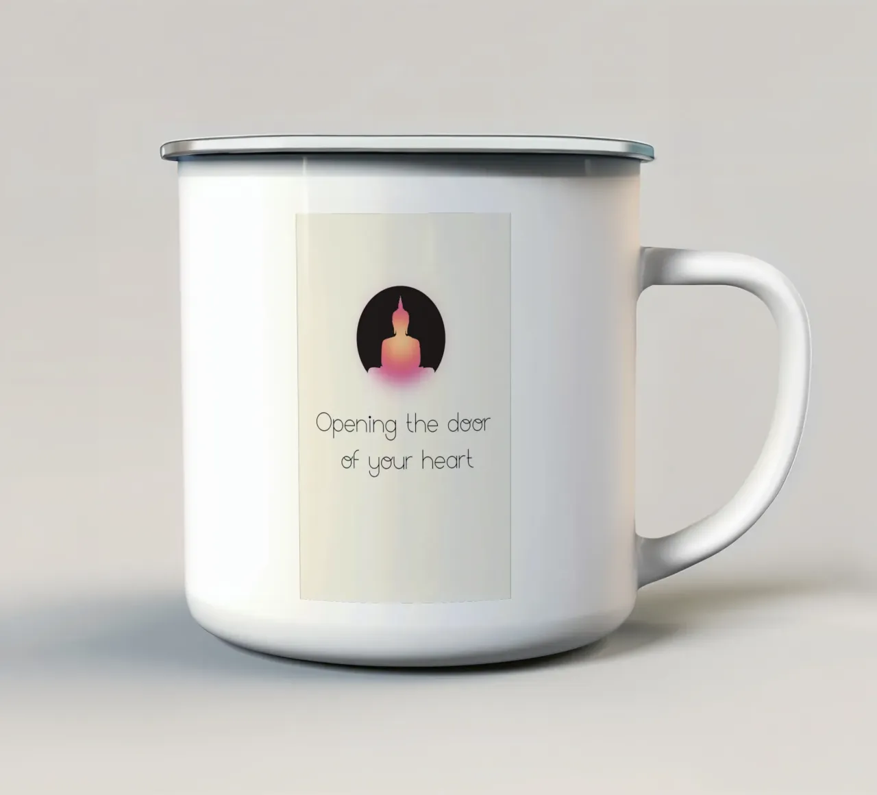 Open-your-heart tazza in smalto da AESTHETIC VIBES by Isabel