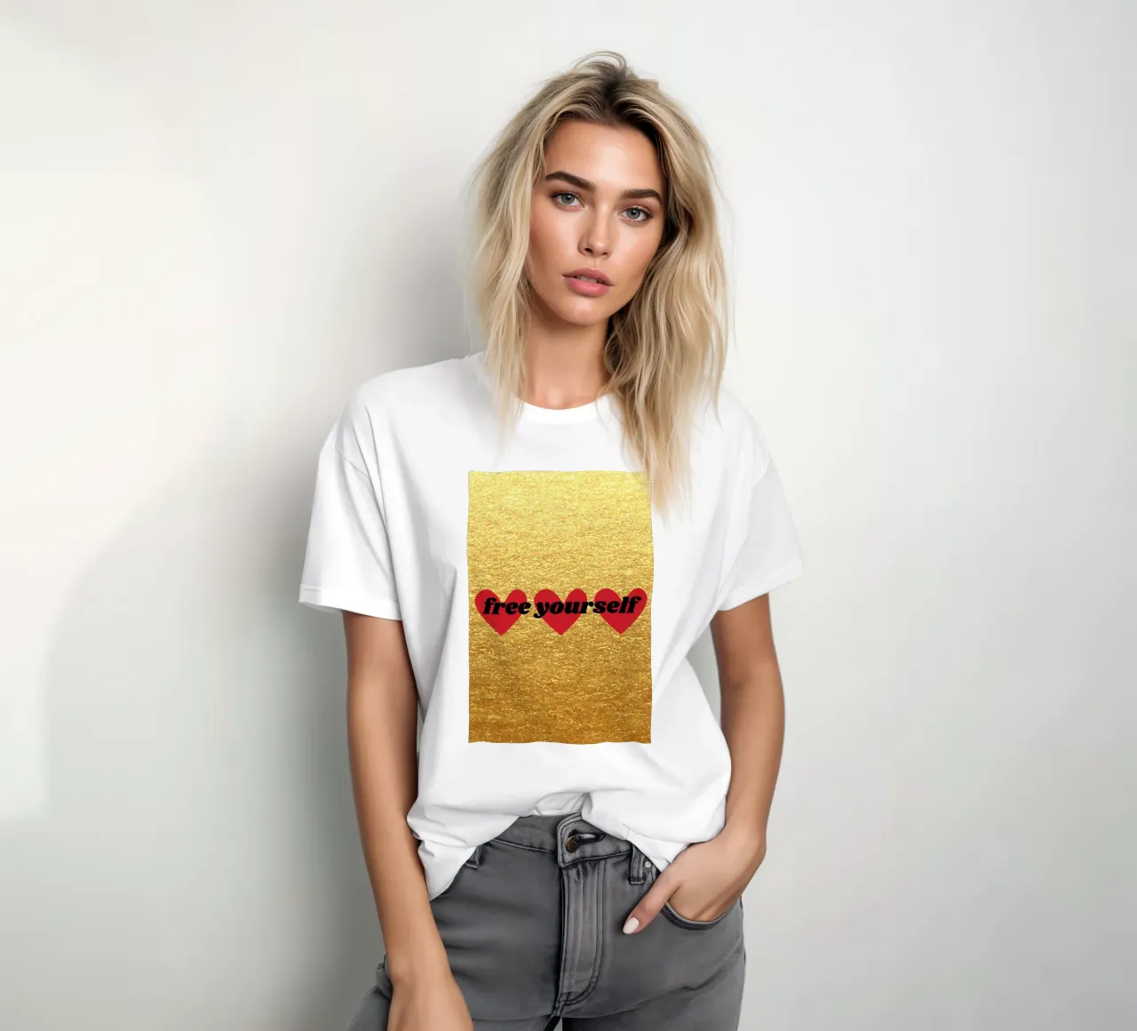 Free-Yourself t-shirt da AESTHETIC VIBES by Isabel