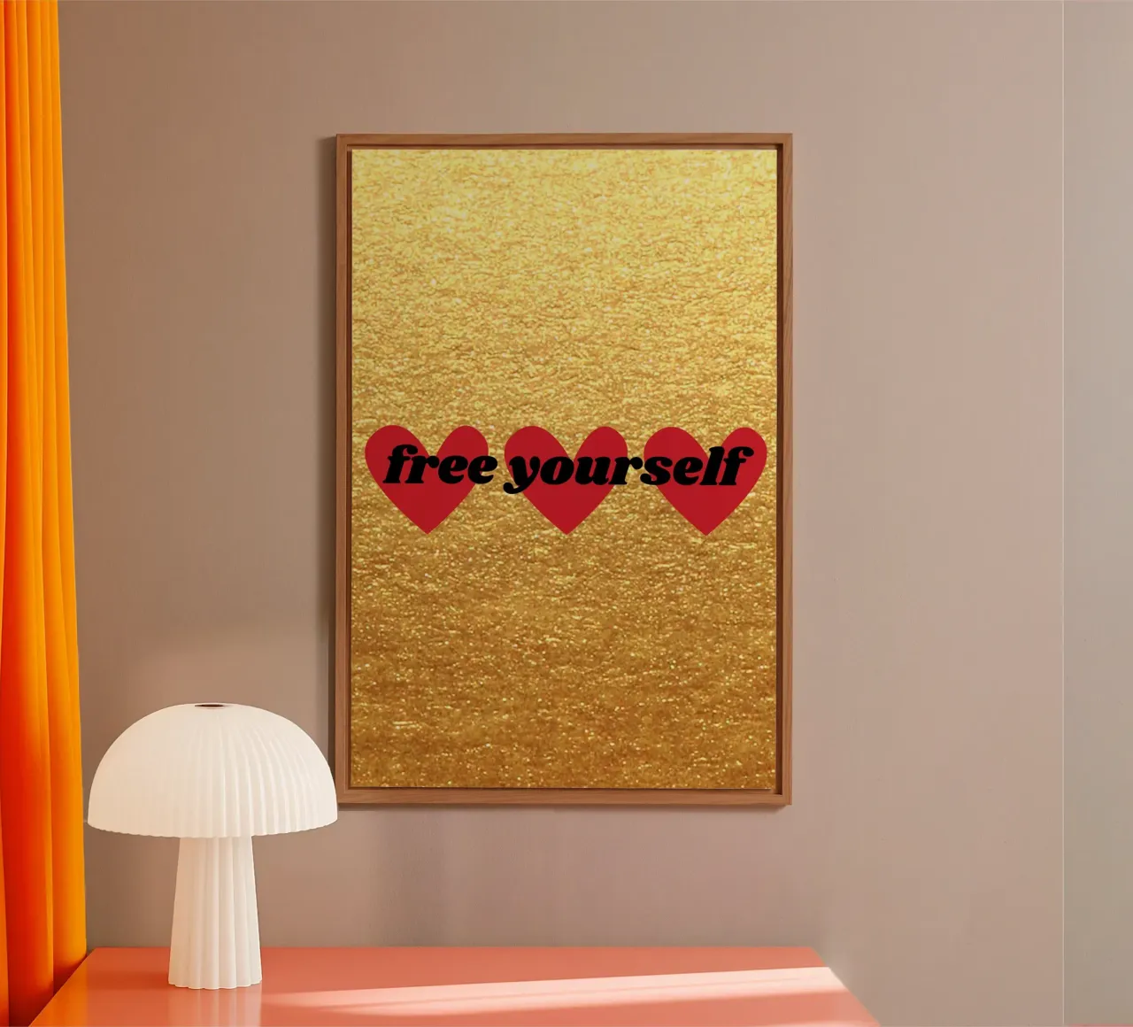 Free-Yourself alluminio dibond da AESTHETIC VIBES by Isabel
