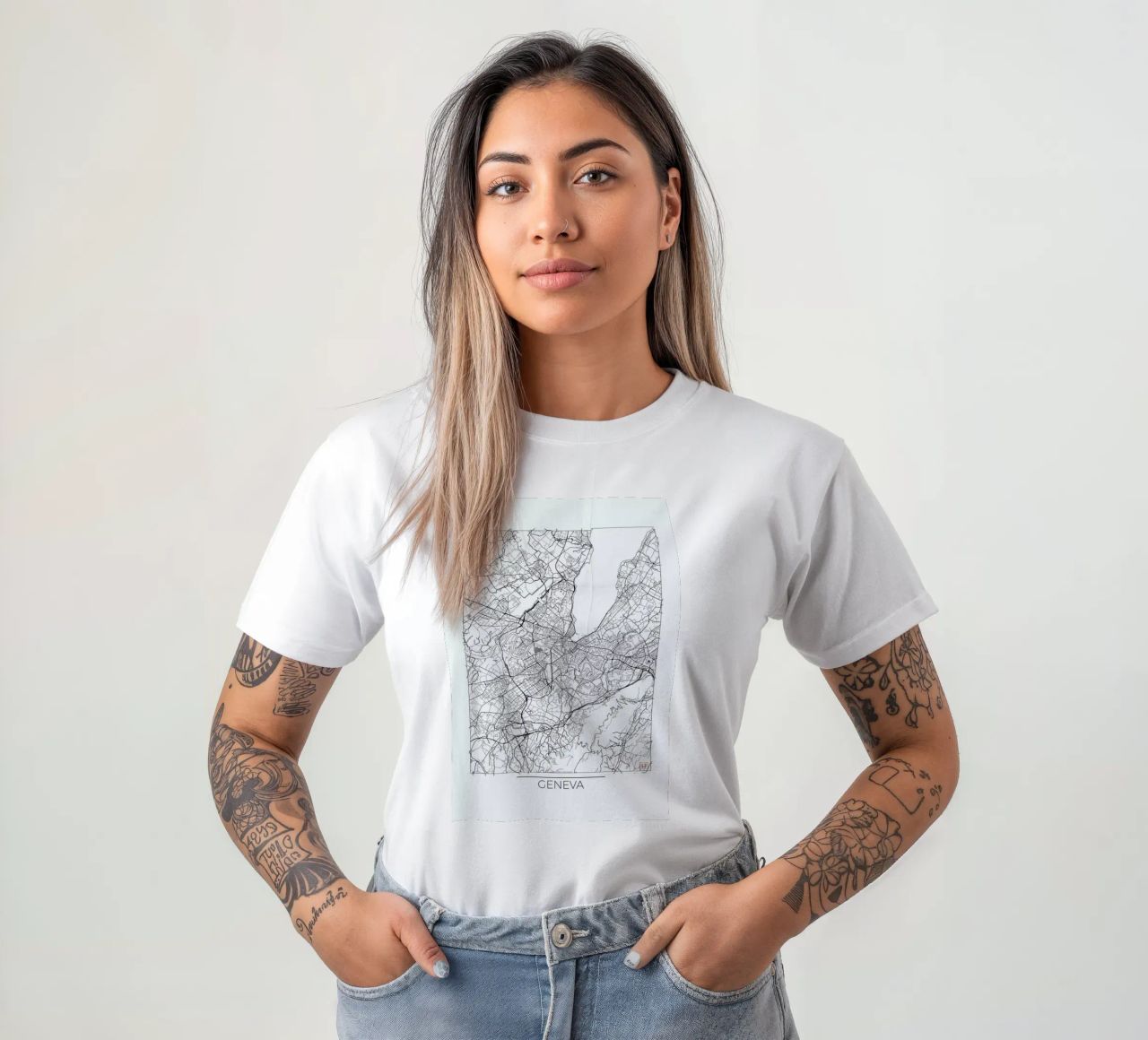 Geneva Minimal t-shirt da Hubert Roguski