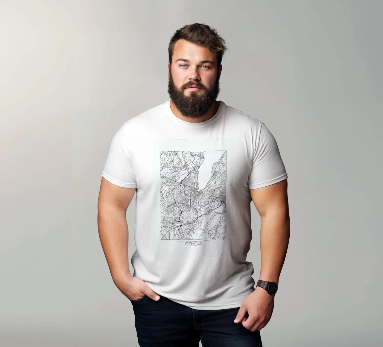 Geneva Minimal t-shirt da Hubert Roguski