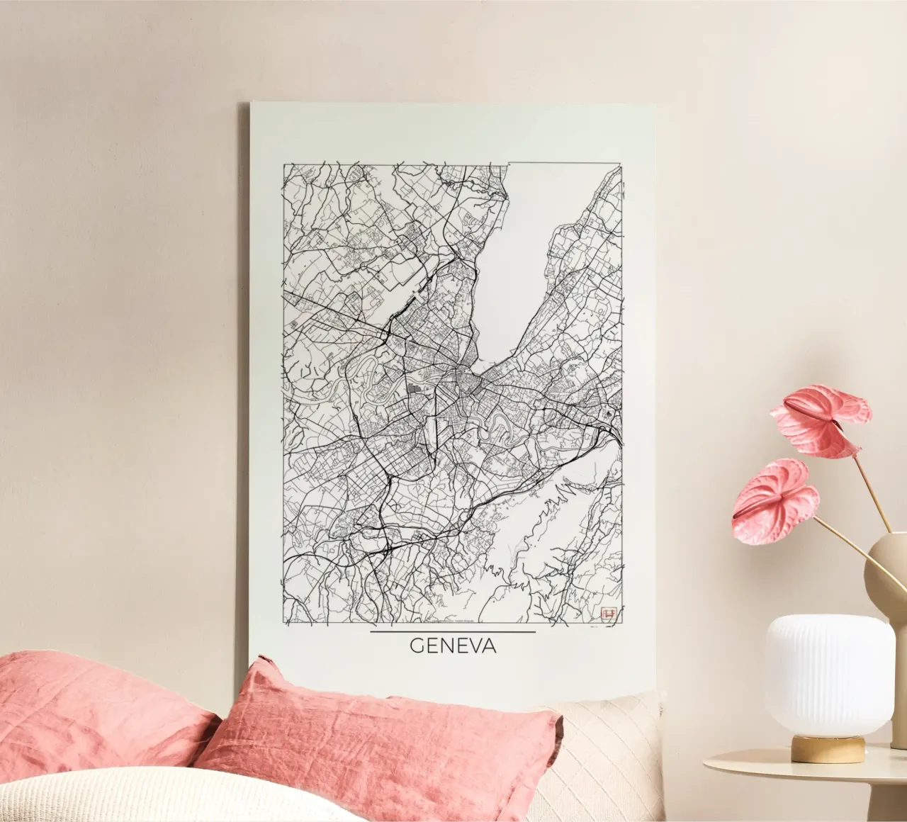 Geneva Minimal tela con Cornice a cassetta da Hubert Roguski