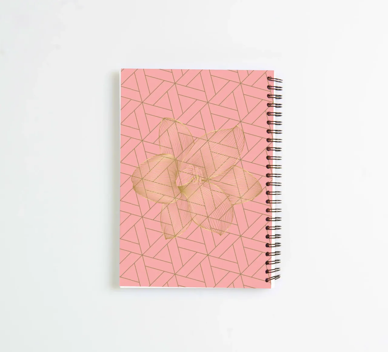 Golden-Flower spiral notebook by AESTHETIC VIBES by Isabel