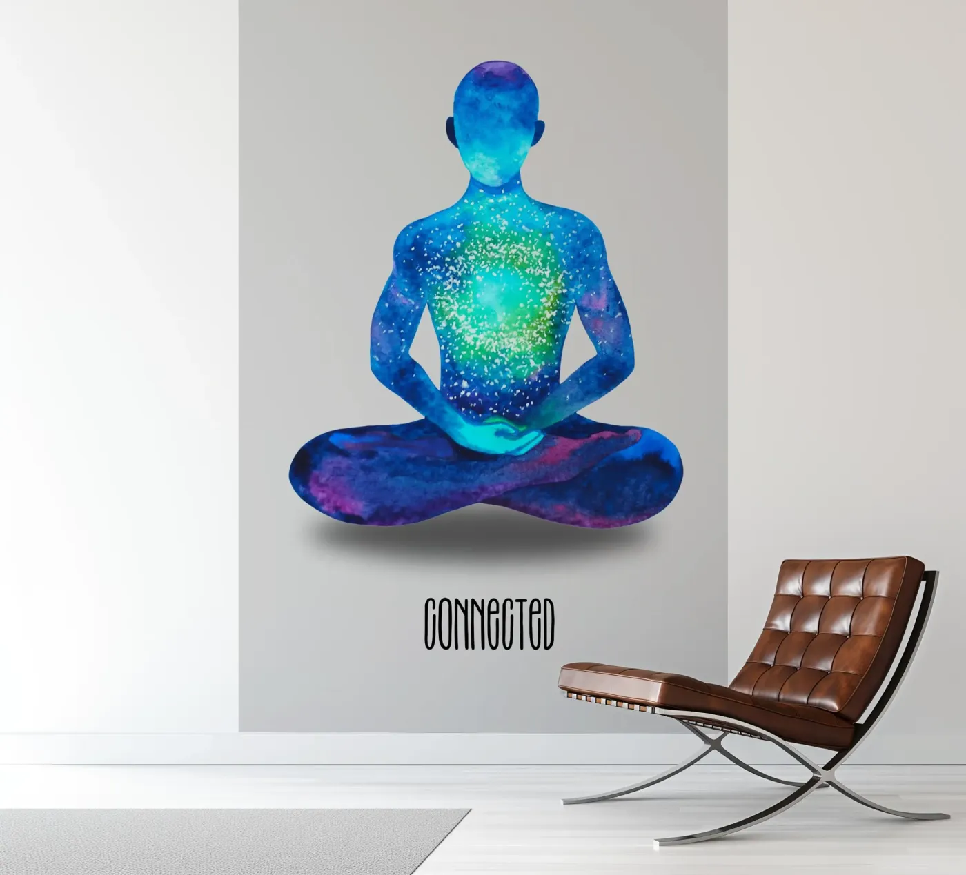 Connected fotobehang van isabels_wunderwelt_digital_art