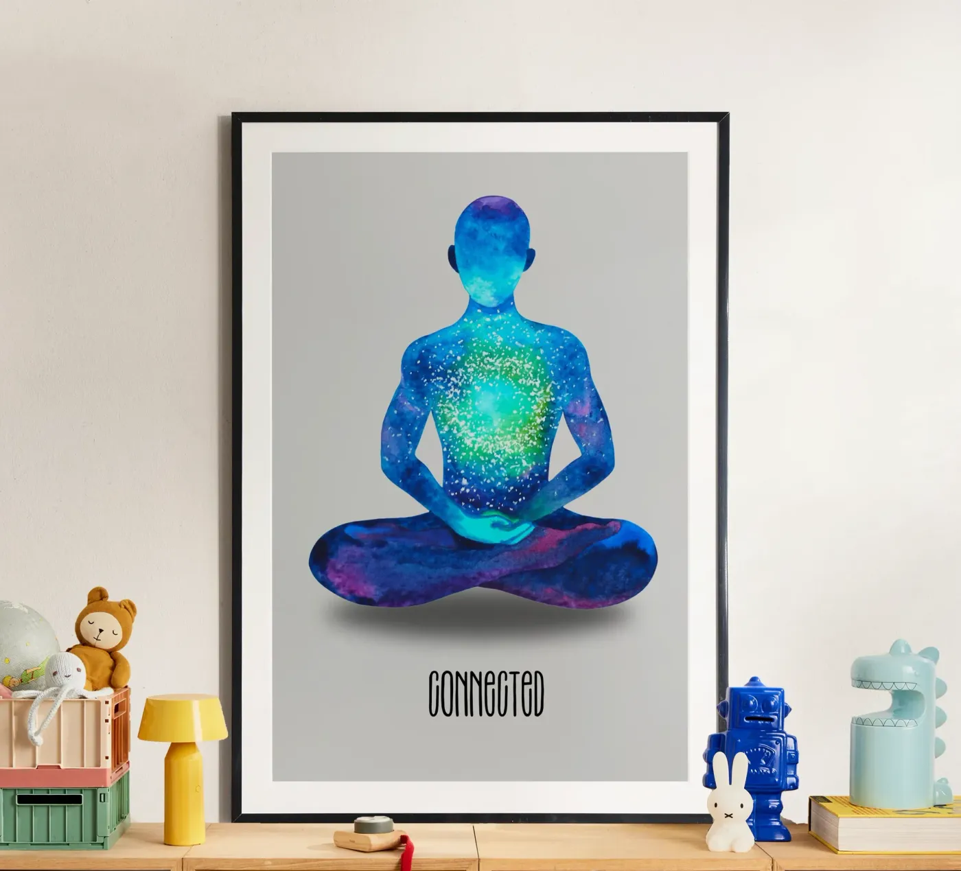 Connected poster by isabels_wunderwelt_digital_art