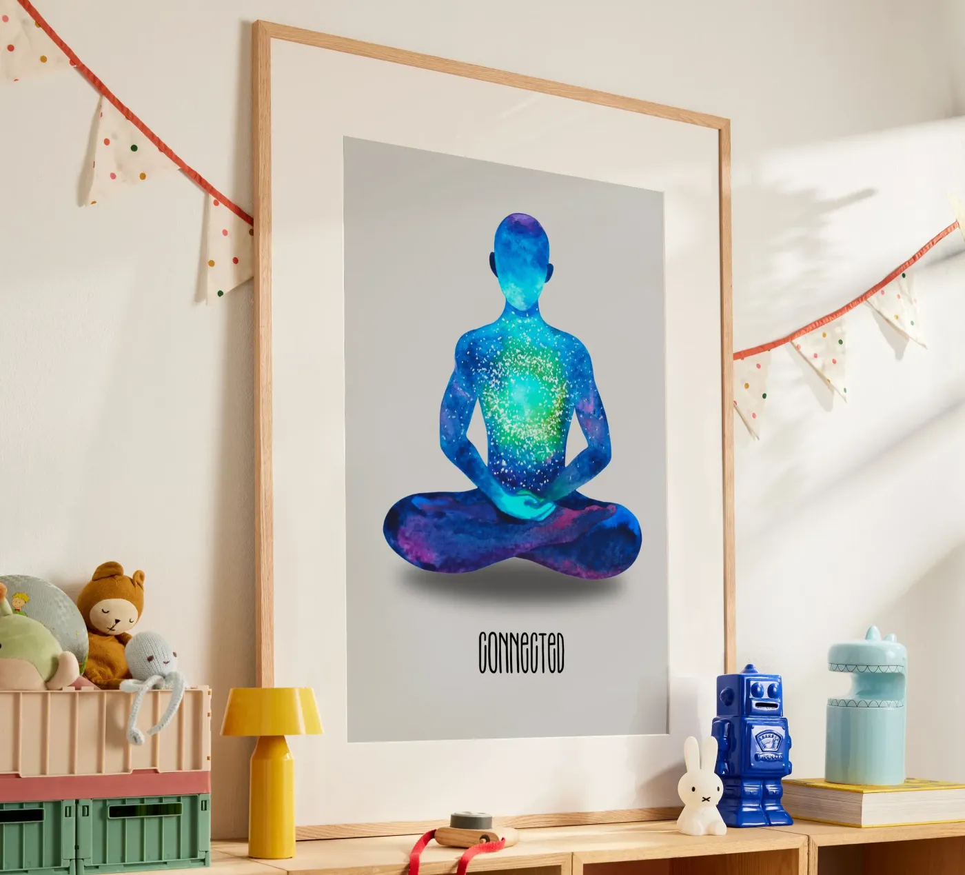 Connected poster by isabels_wunderwelt_digital_art