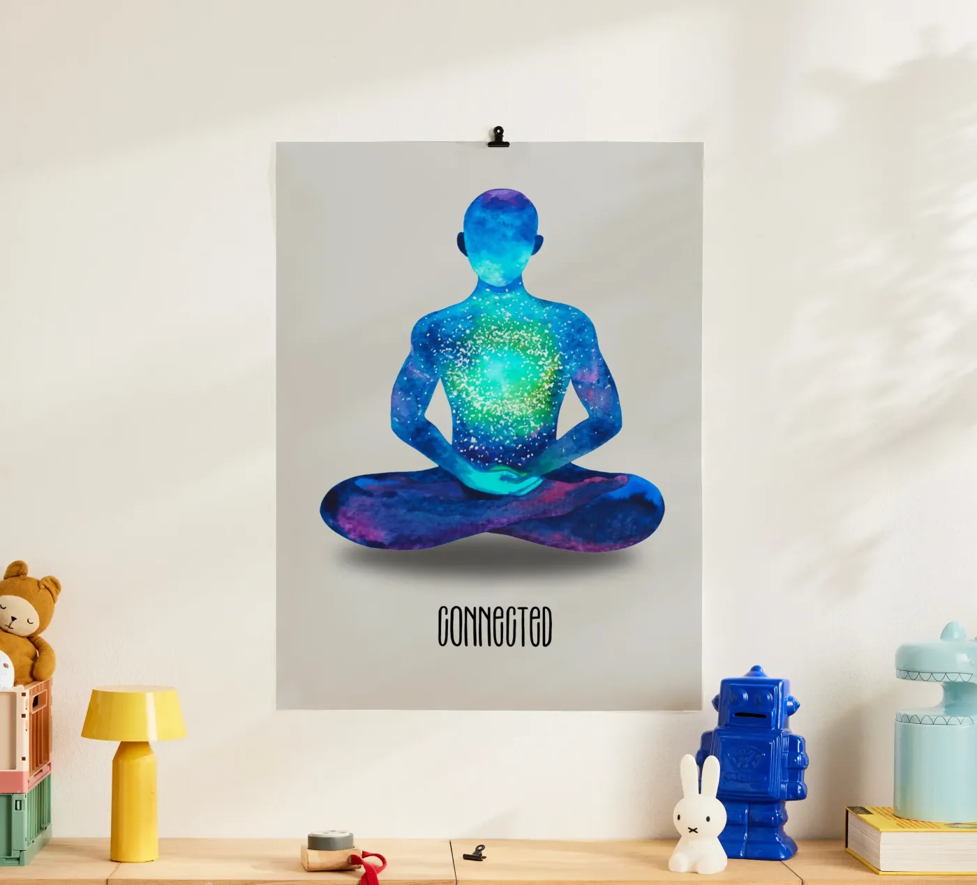 Connected poster by isabels_wunderwelt_digital_art