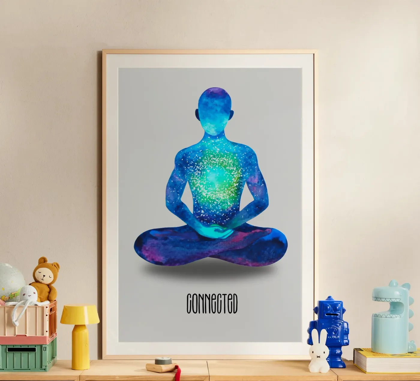 Connected poster by isabels_wunderwelt_digital_art