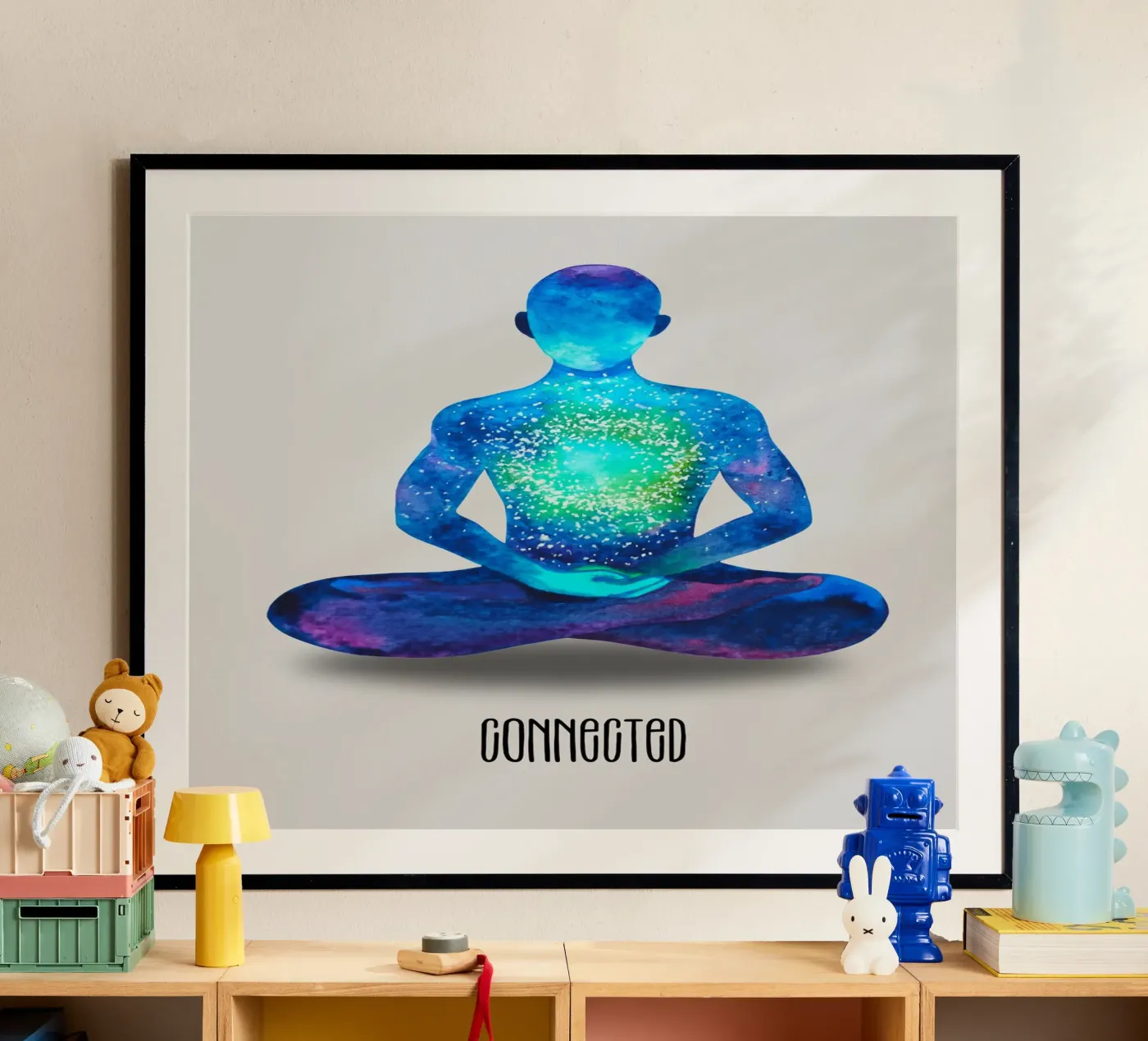 Connected poster by isabels_wunderwelt_digital_art