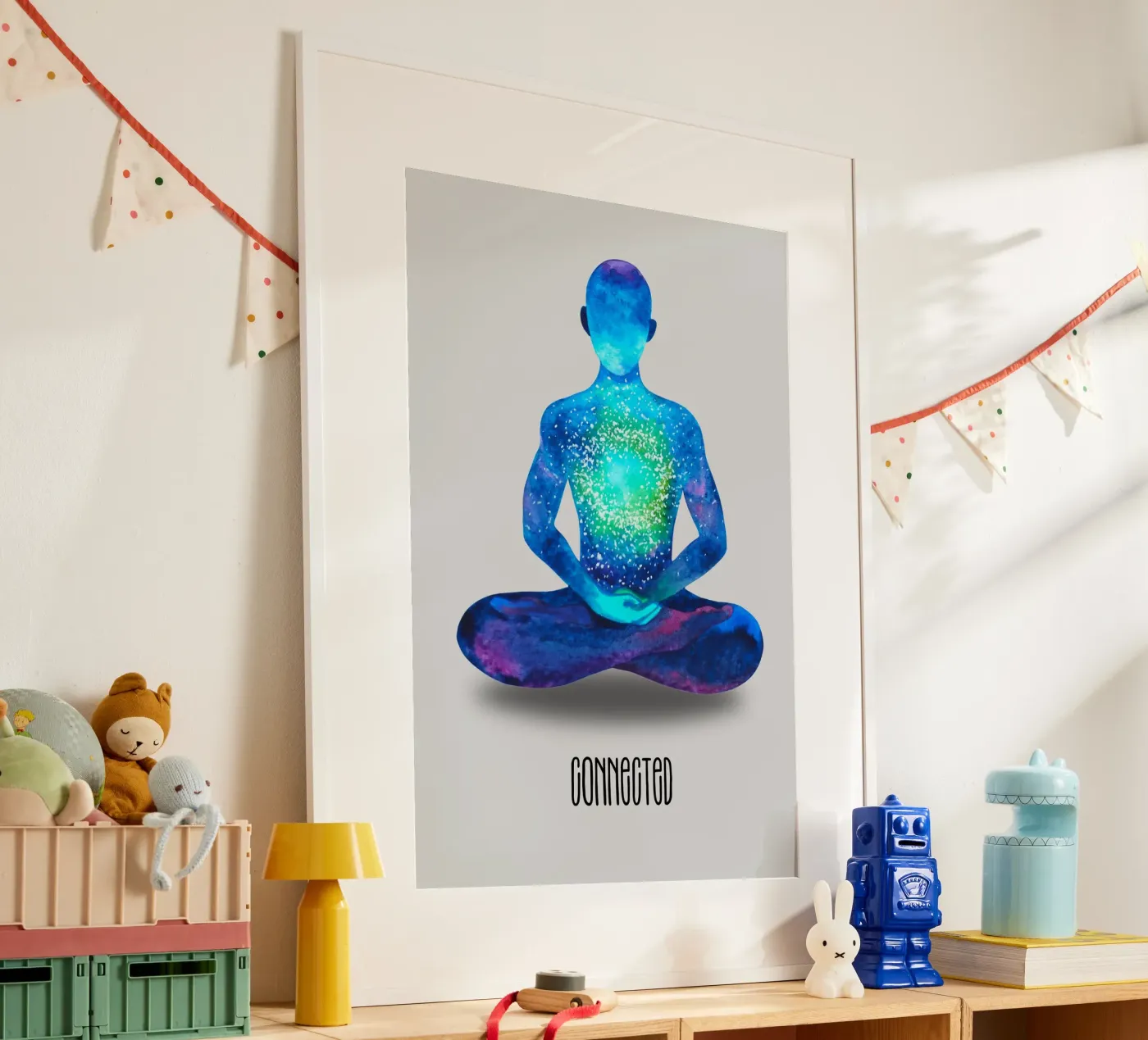 Connected poster by isabels_wunderwelt_digital_art