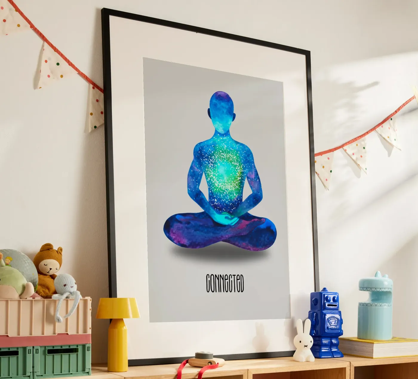 Connected poster by isabels_wunderwelt_digital_art