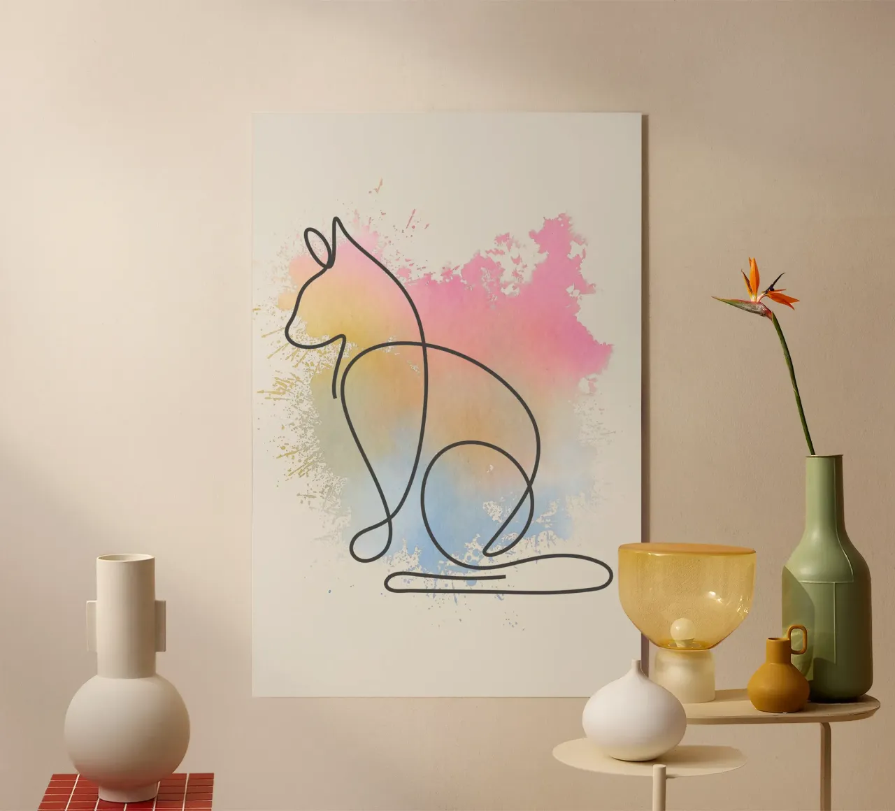 Inspire-Cat plexiglass da AESTHETIC VIBES by Isabel