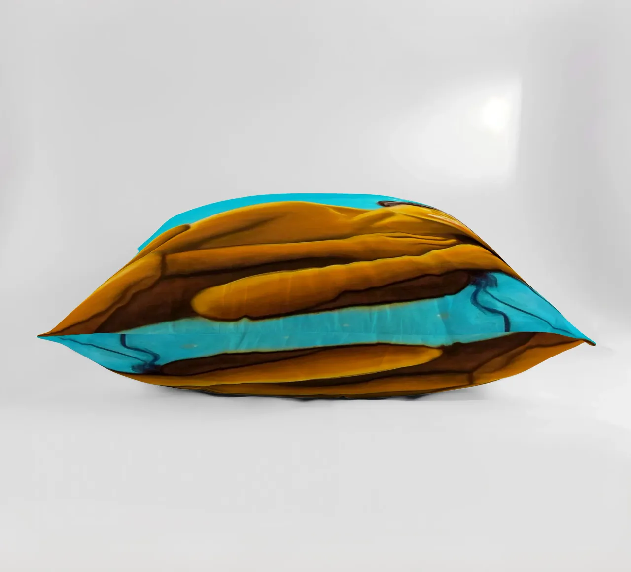 Nixe decorative cushion by Happy 😃 Art 🎨 by Christine Schnoell