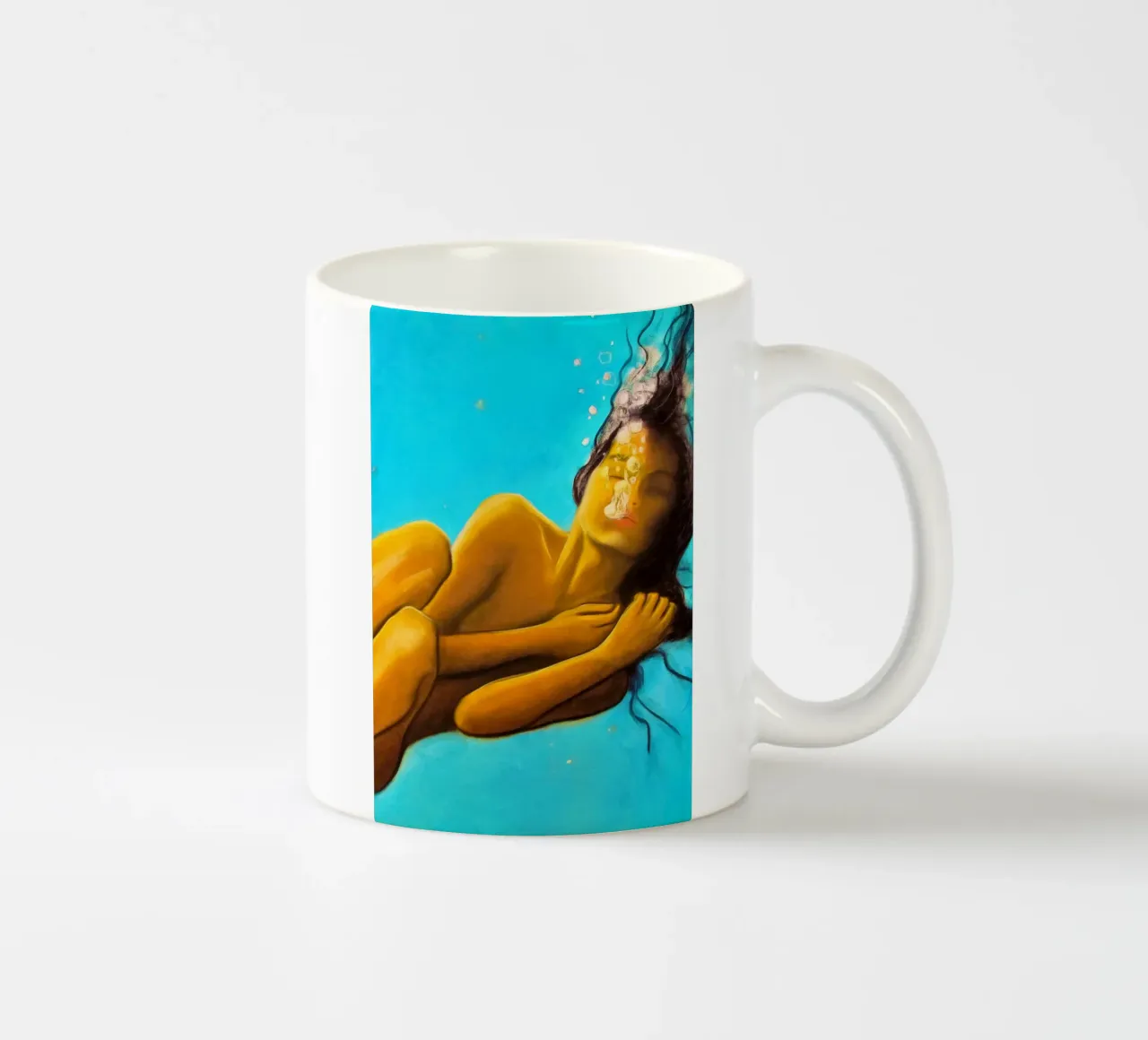Nixe mug en céramique de Happy 😃 Art 🎨 by Christine Schnoell