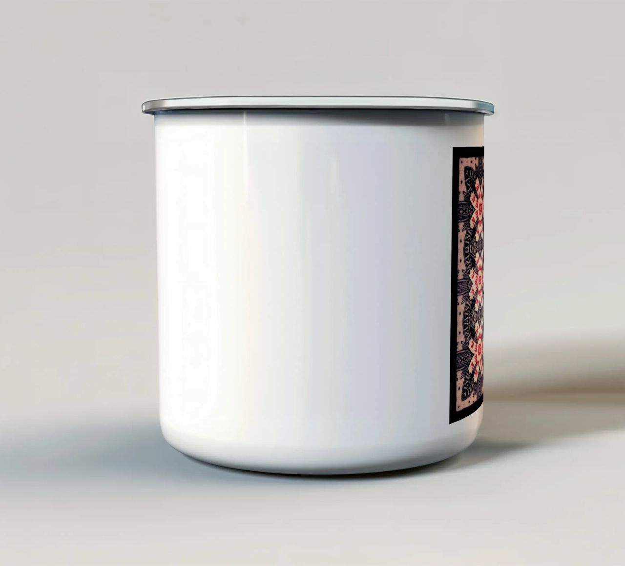 Zanzibar Red tazza in smalto da Ballack Art House