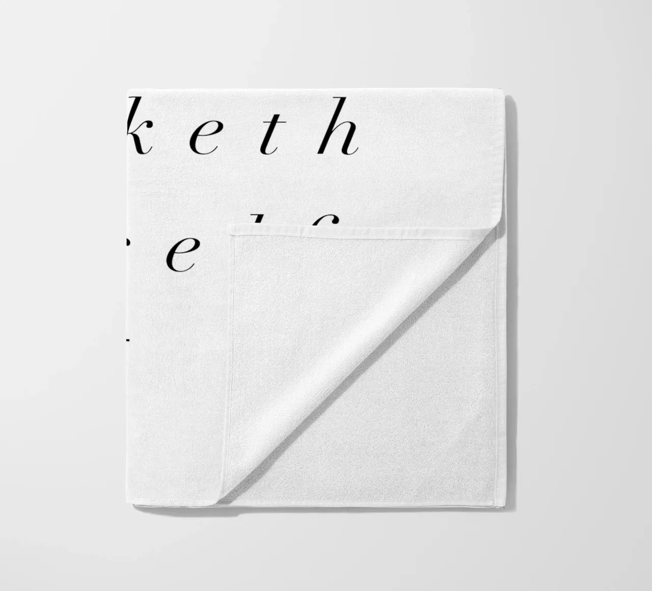 Goest And Fucketh Thyself Sassy Funny Typography Design telo mare da THE MOTIVATED TYPE