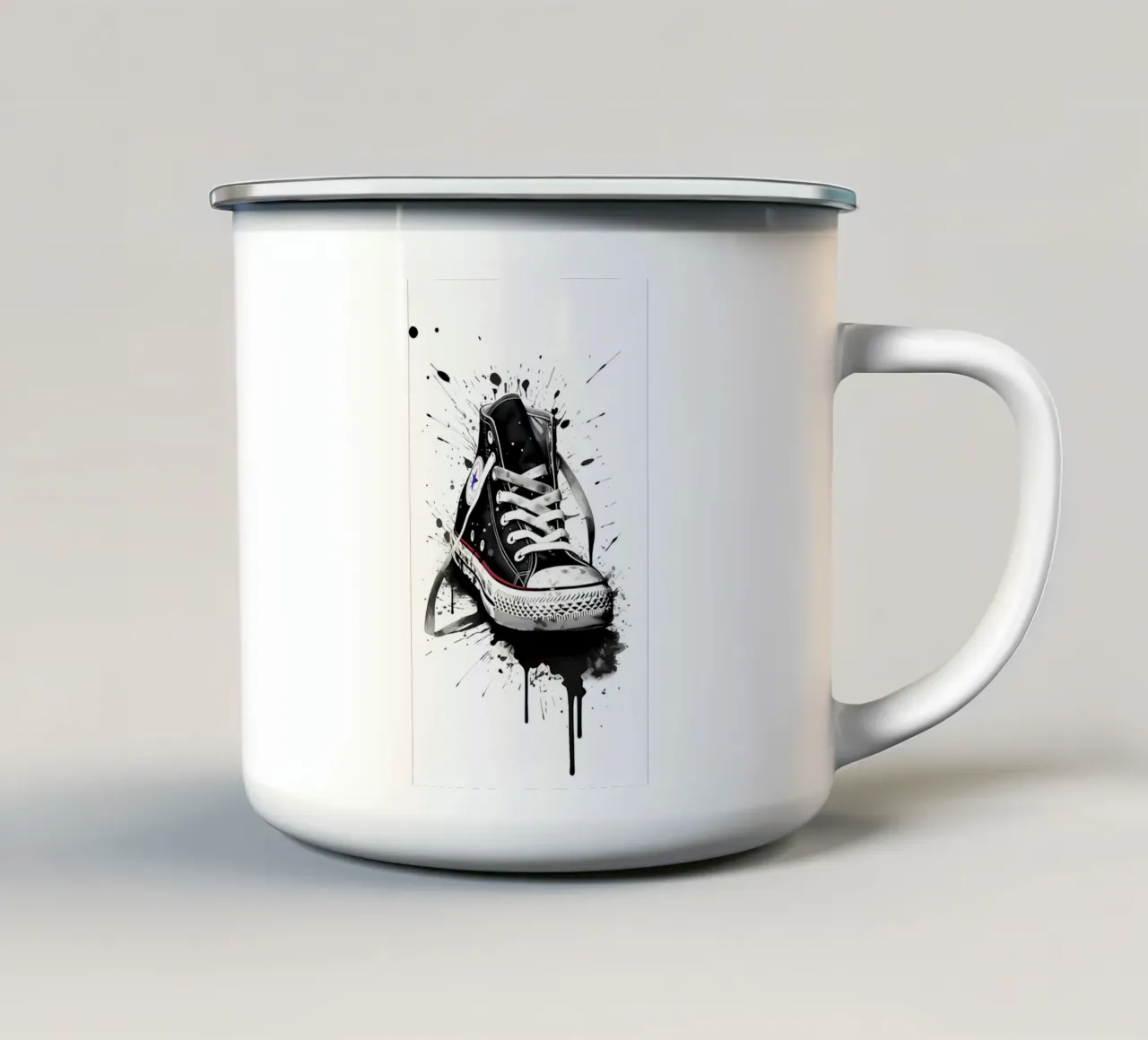 Arte minimalista 122 tazza in smalto da Erika C White