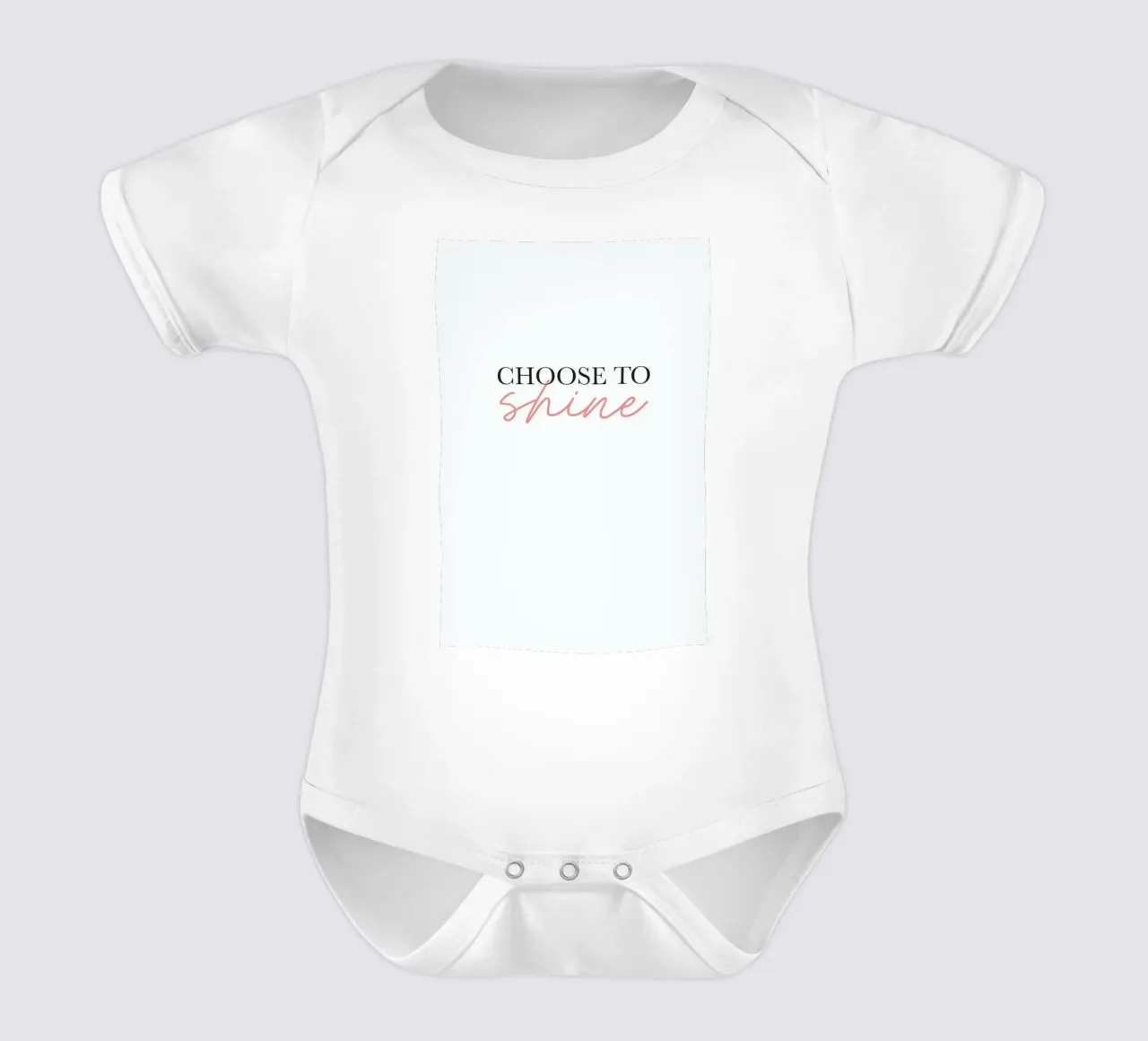 Choose To Shine body neonato maniche corte da Studio One