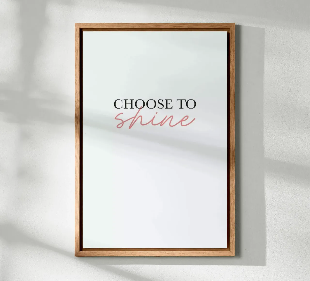 Choose To Shine alluminio dibond da Studio One