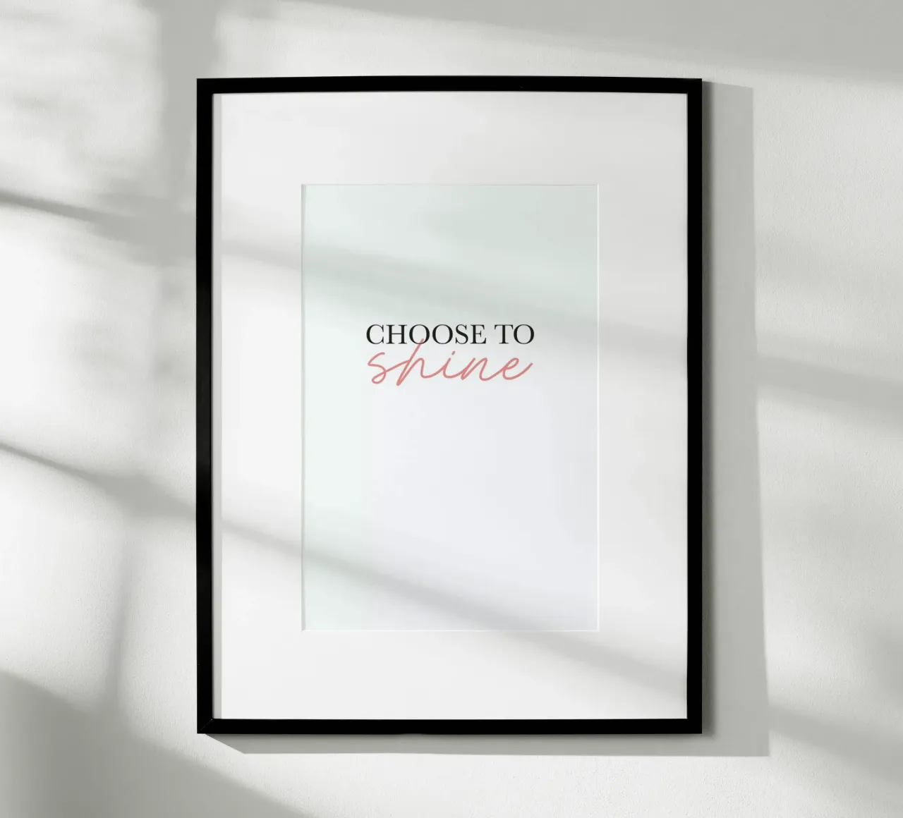 Choose To Shine poster da Studio One