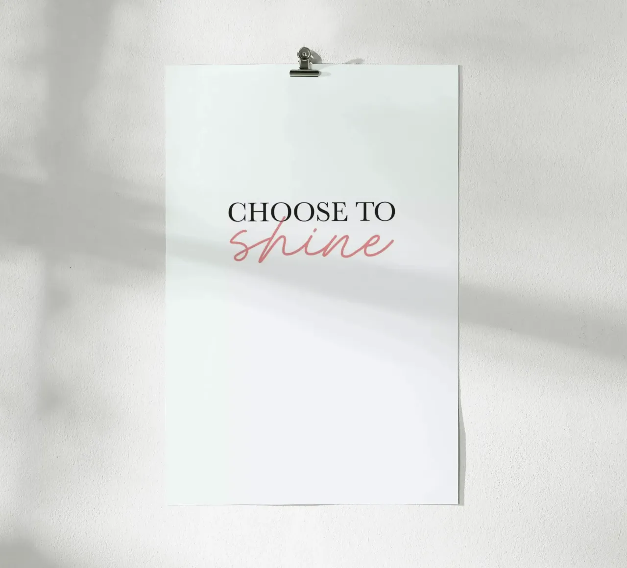 Choose To Shine poster da Studio One