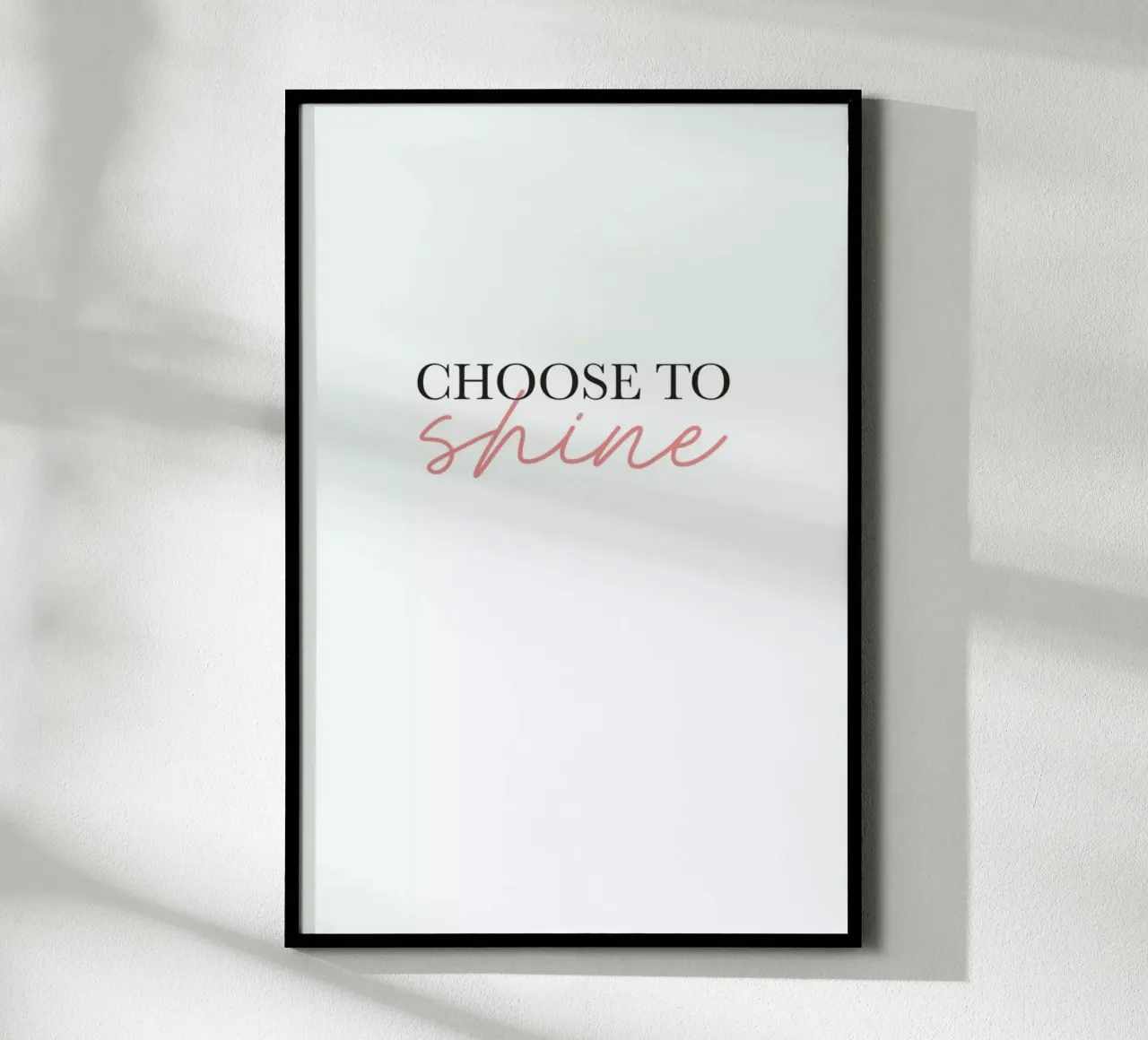 Choose To Shine poster da Studio One