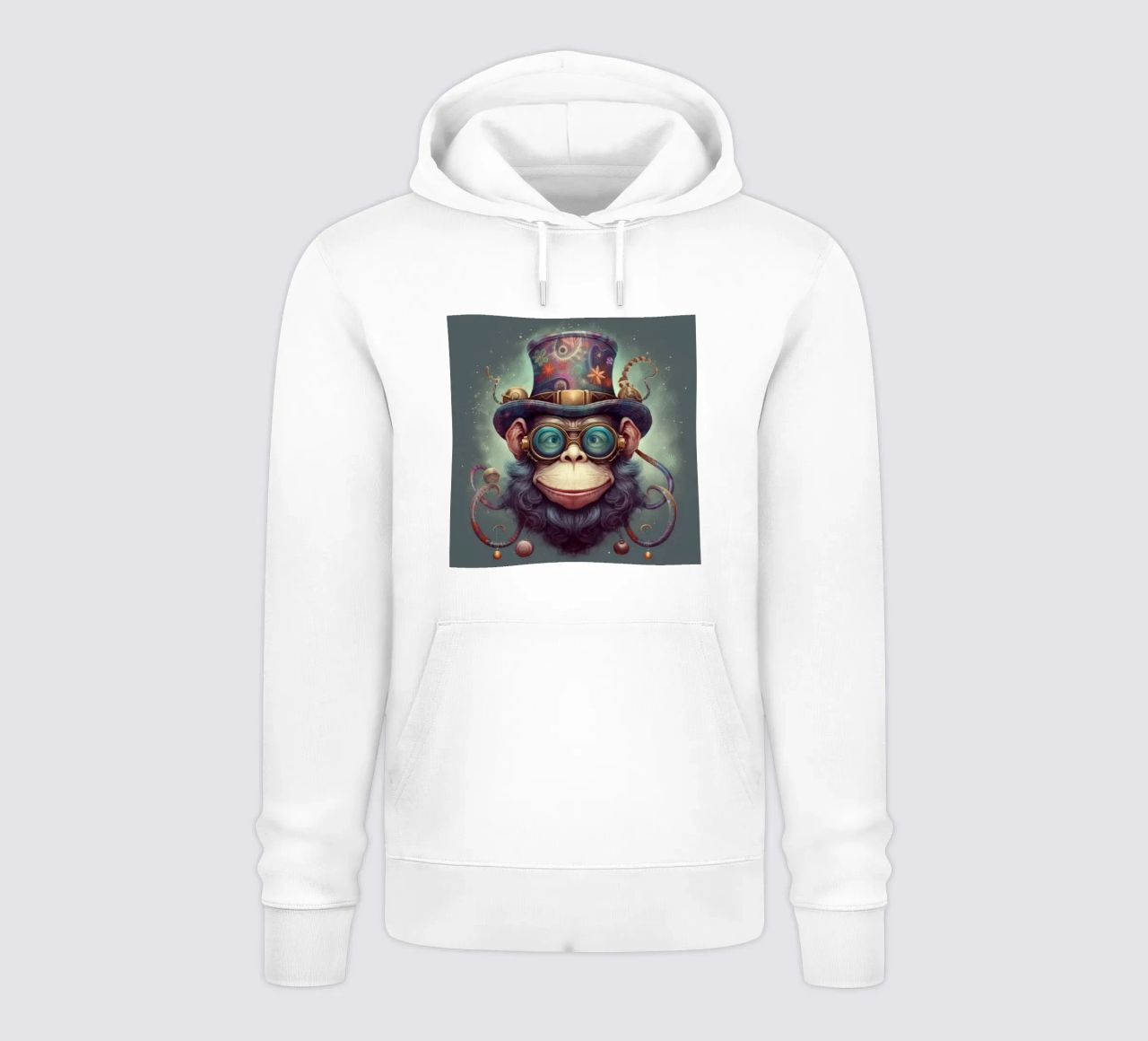 Scimpanzé Magico Retrò felpa con cappuccio da Funny Animals